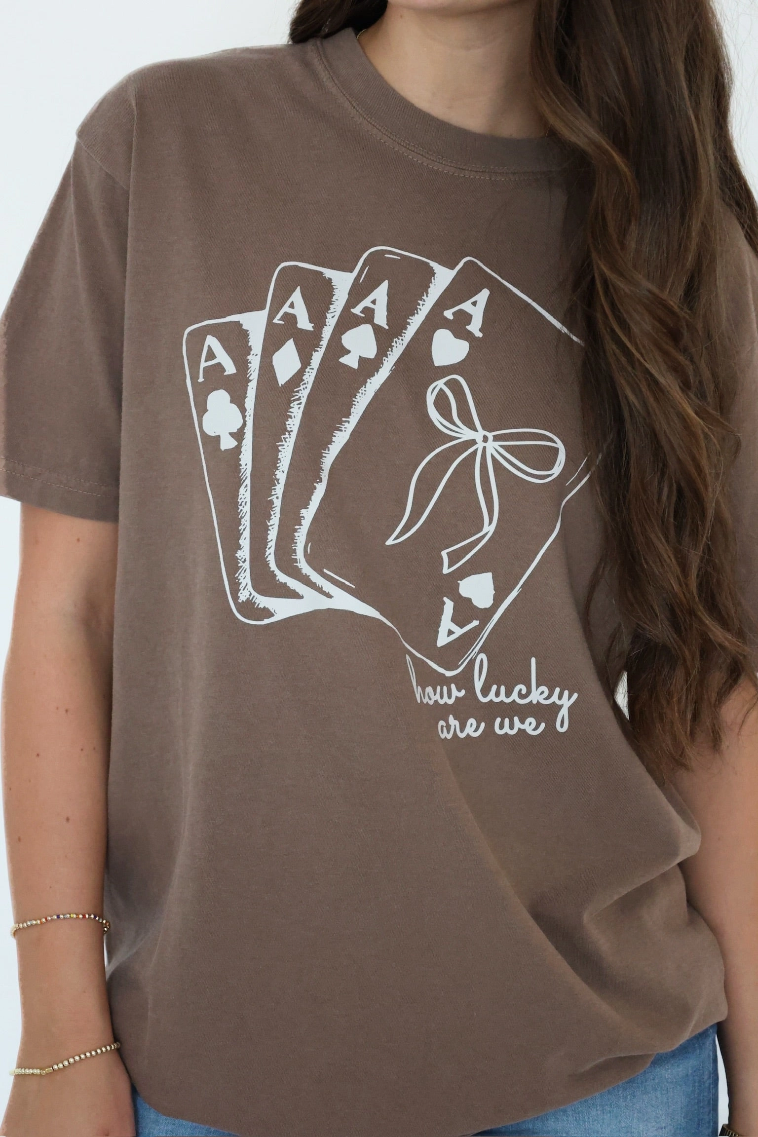 How Lucky Are We Tee HypoallergenicFabric