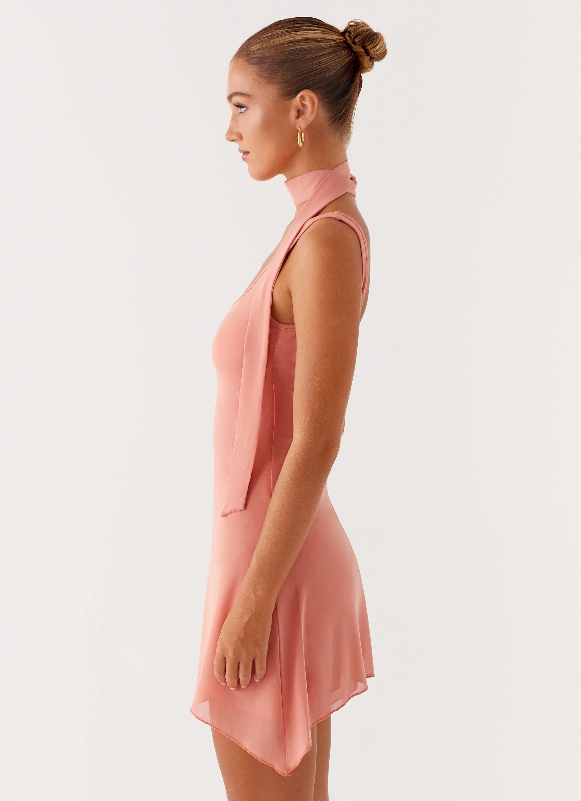 Breath Soft Hudson Mini Dress - Peach
