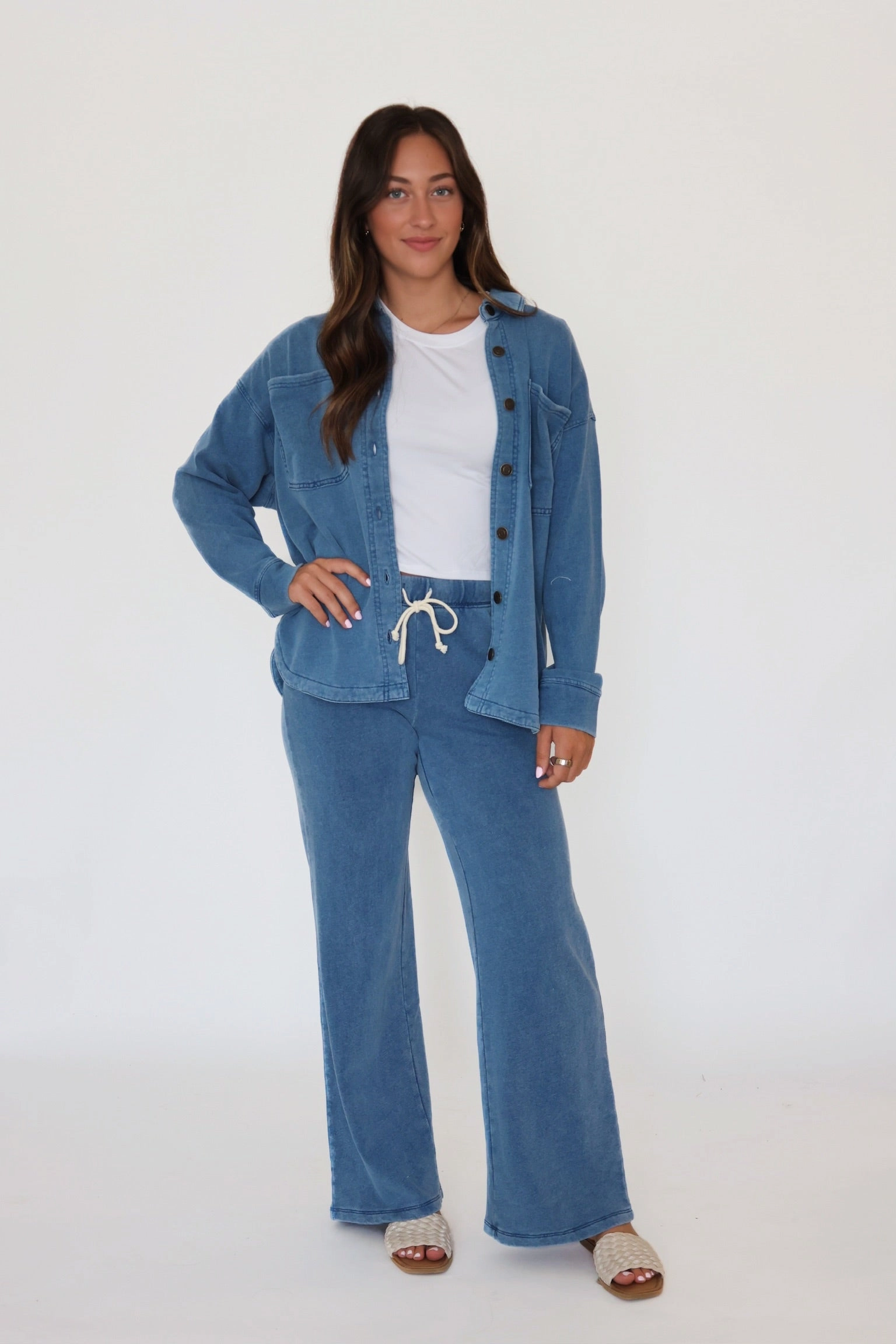 HiddenStoragePocket Hunter Knit Denim Pant - Vintage Indigo