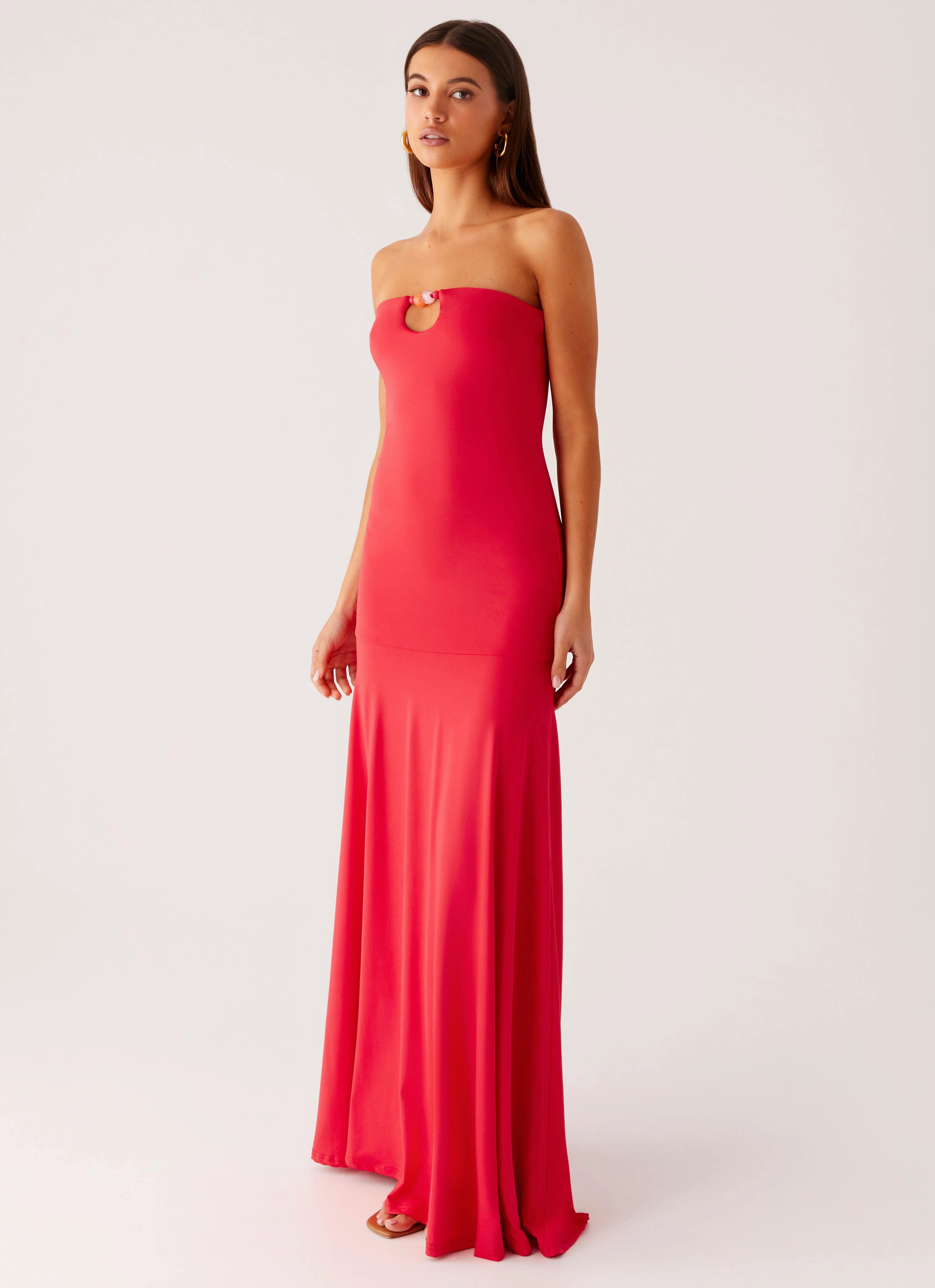 Hurts Like Hell Maxi Dress - Pink Soft and Relaxed