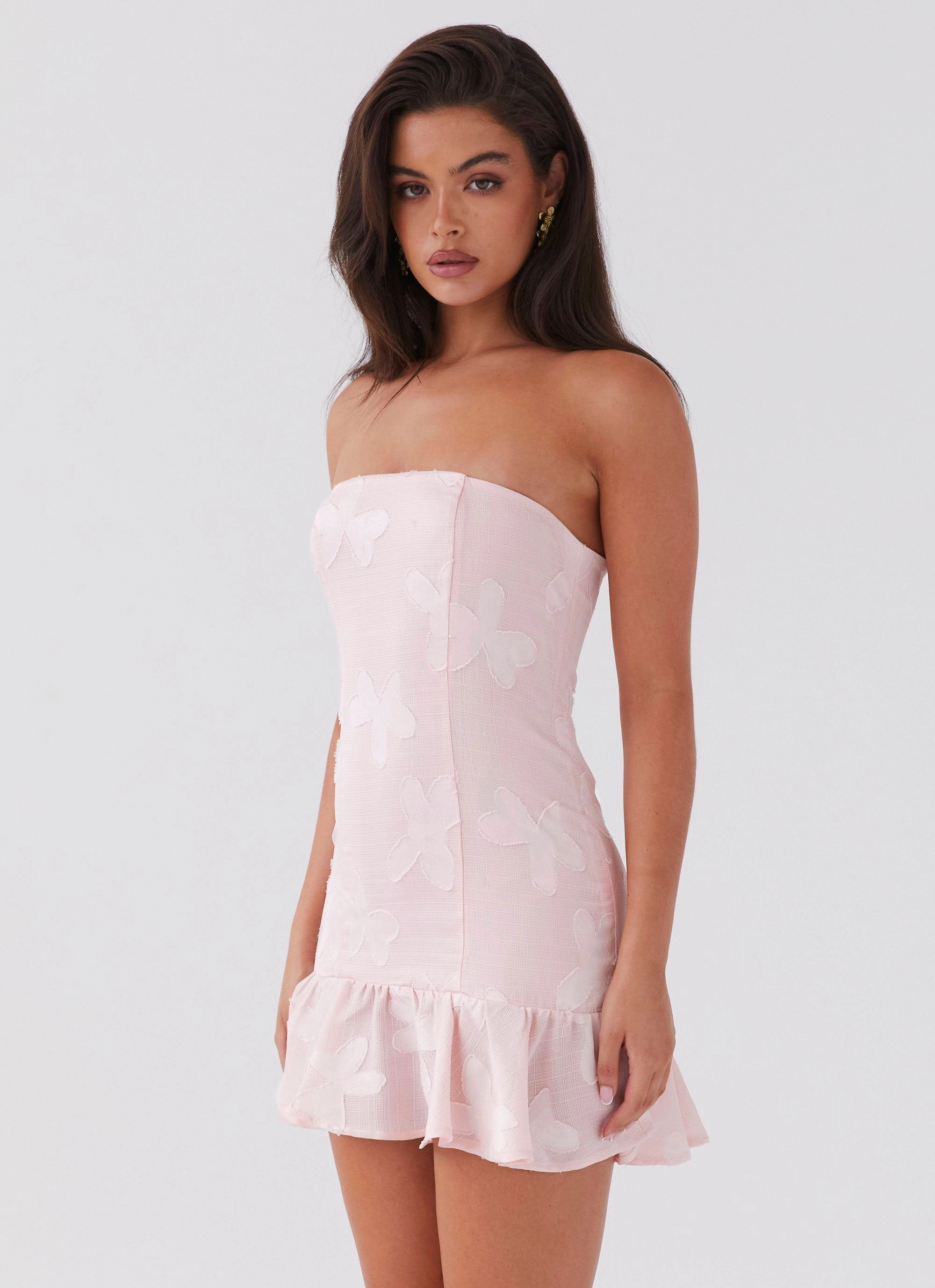 Young Heart Mini Dress - Pink Petal Sustainable-Lining everyday staple