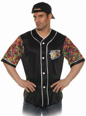 I Love The 90s Mens Button Down Plus Size Costume Shirt