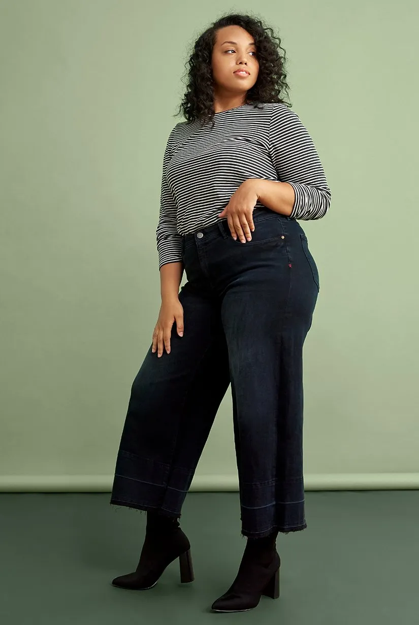 ICN PLUS - WIDE LEG | BLACK SKY
