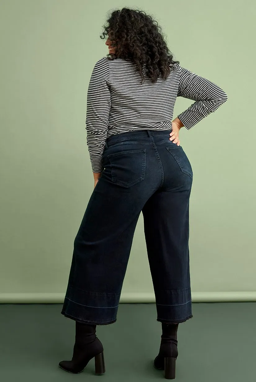 ICN PLUS - WIDE LEG | BLACK SKY