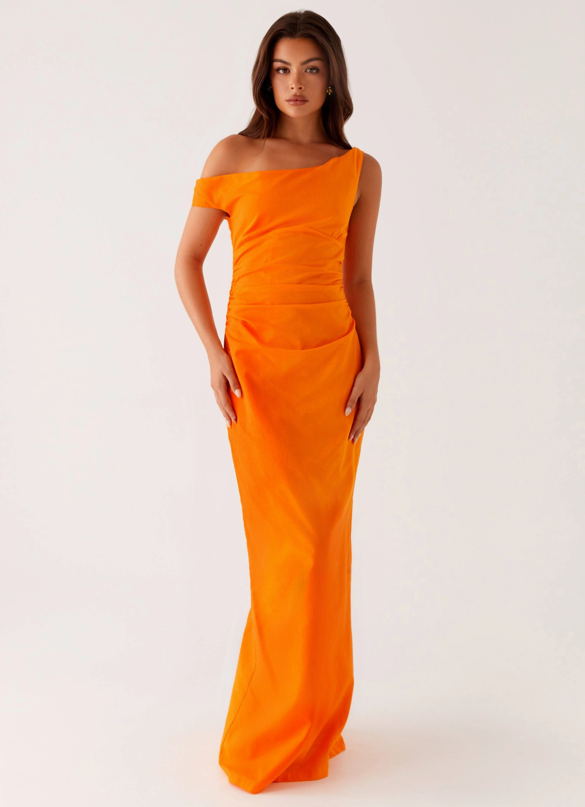 Ignite Maxi Dress - Orange Fresh Fit Refined Line