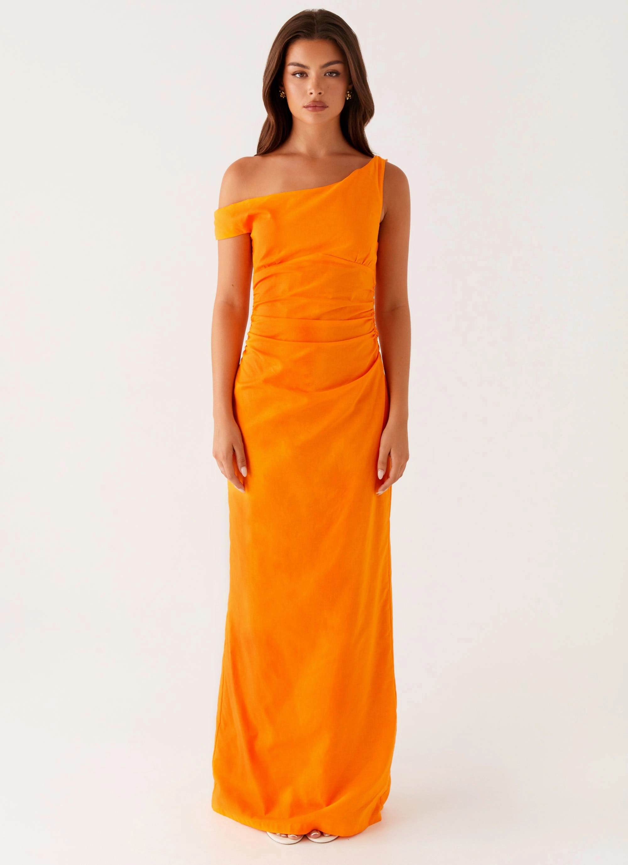 Layered Fit Ignite Maxi Dress - Orange