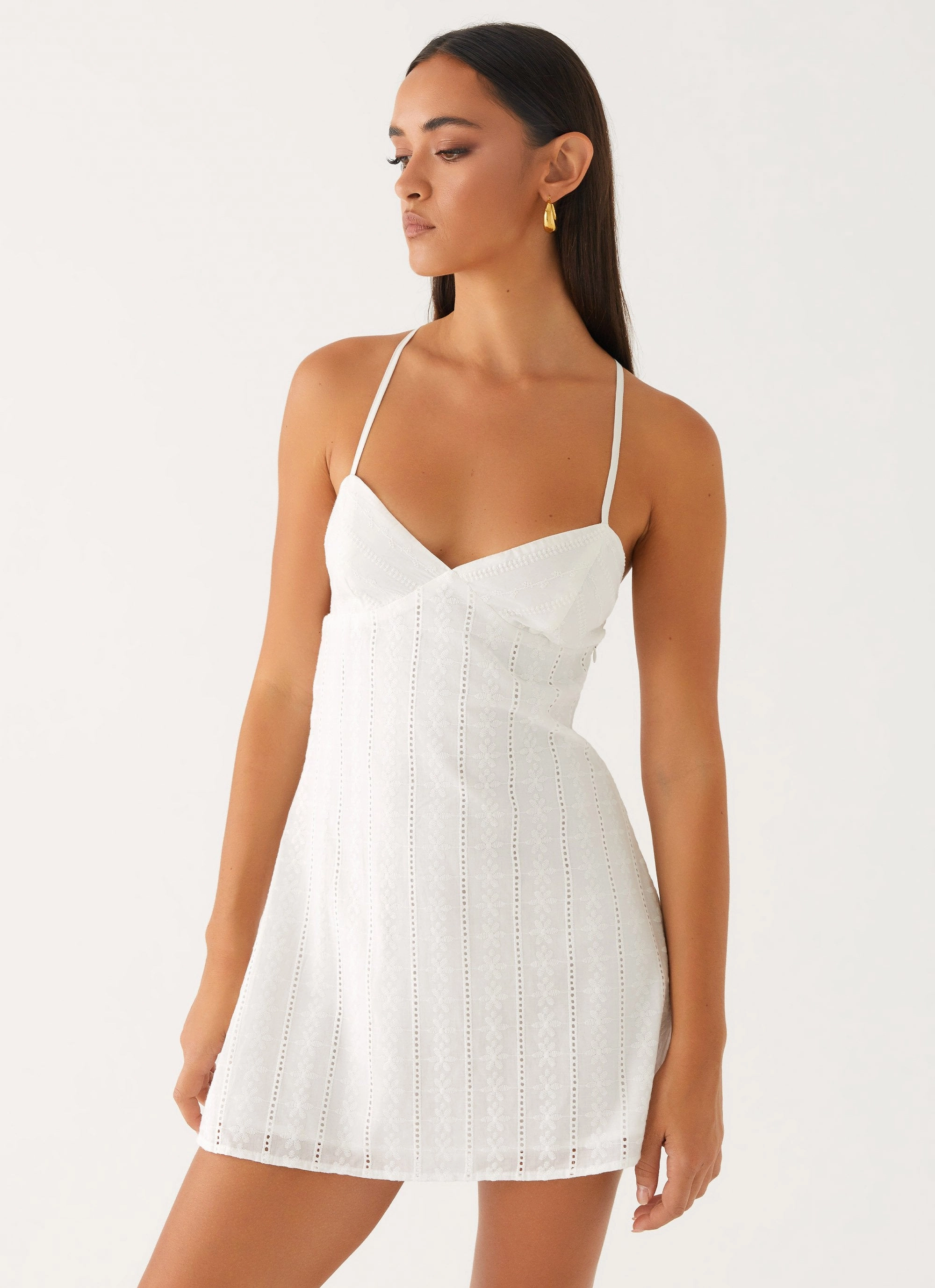 Inara Mini Dress - Ivory Polished Wear