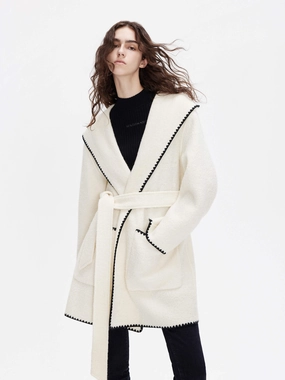 Include Belted Wool Coat