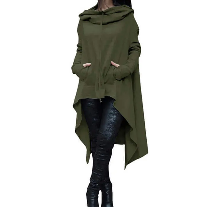 Irregular Loose Hoodies for Women