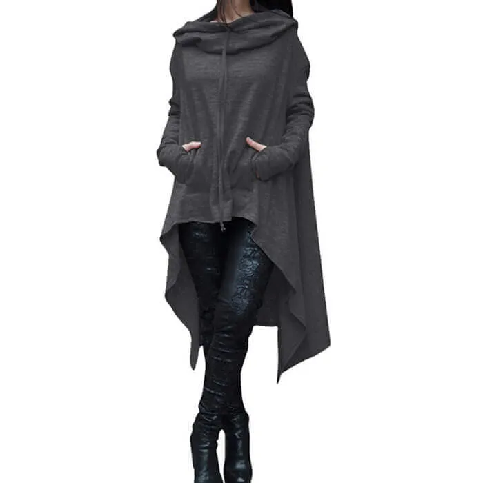 Irregular Loose Hoodies for Women