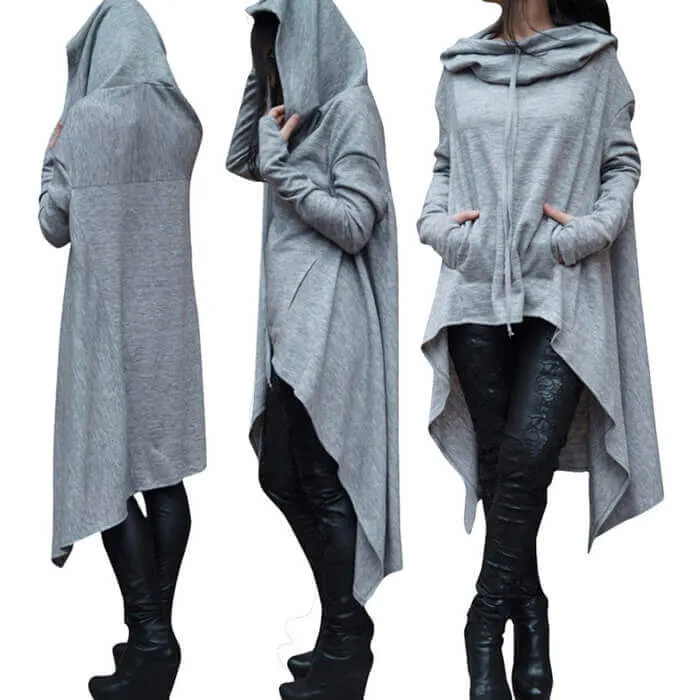 Irregular Loose Hoodies for Women