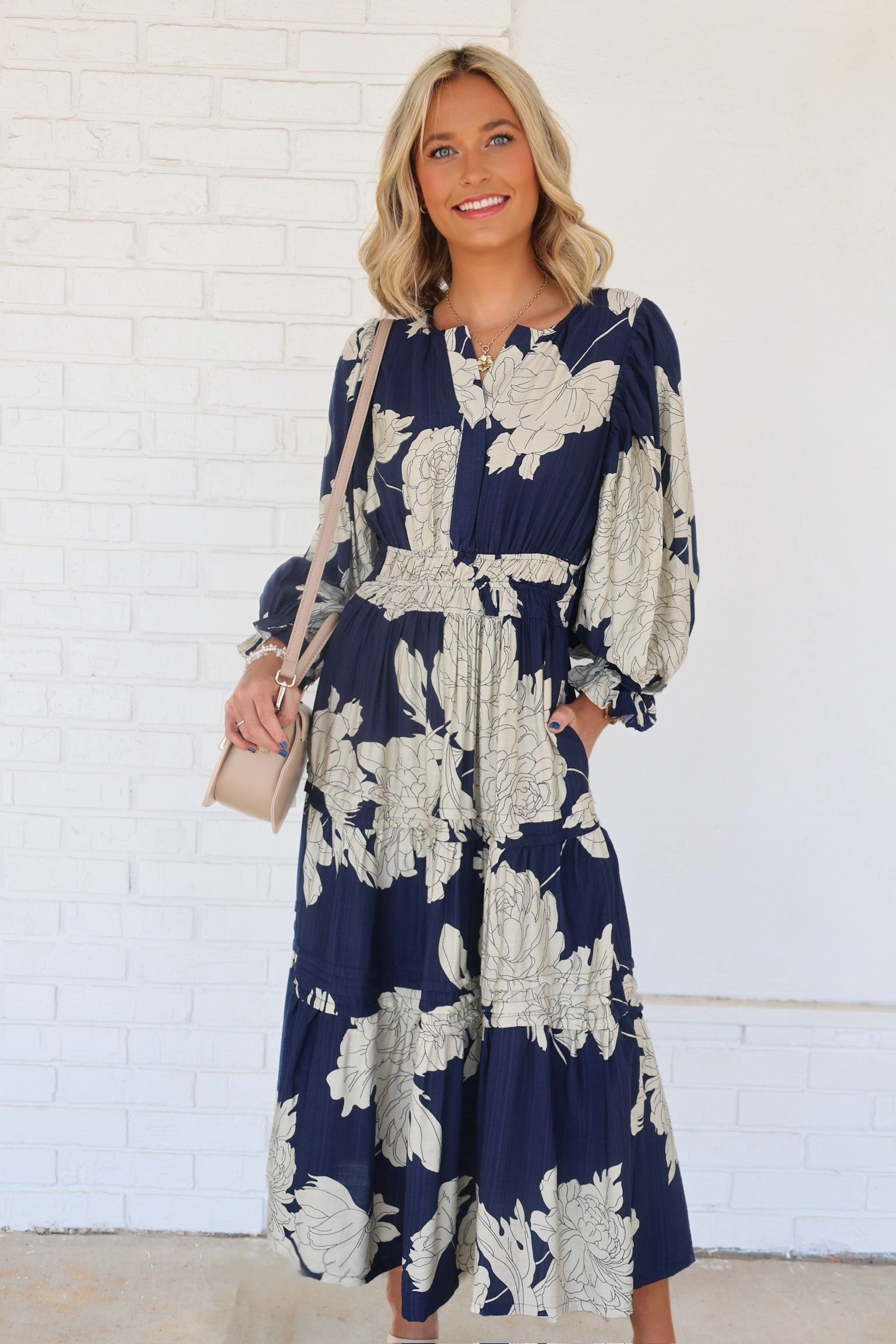 Isabel Maxi Dress Durable Reinforced Shoulders Button Down Collar