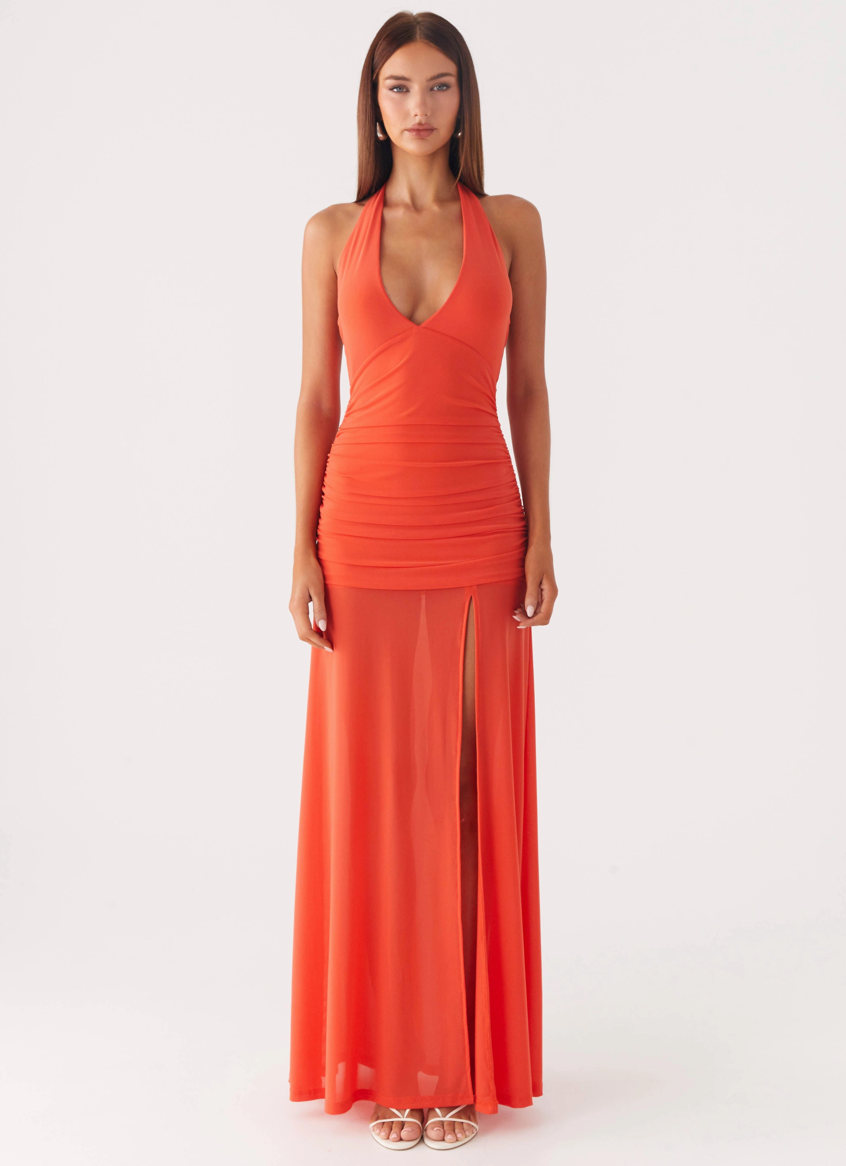 Travel-friendly Island Muse Dress - Coral