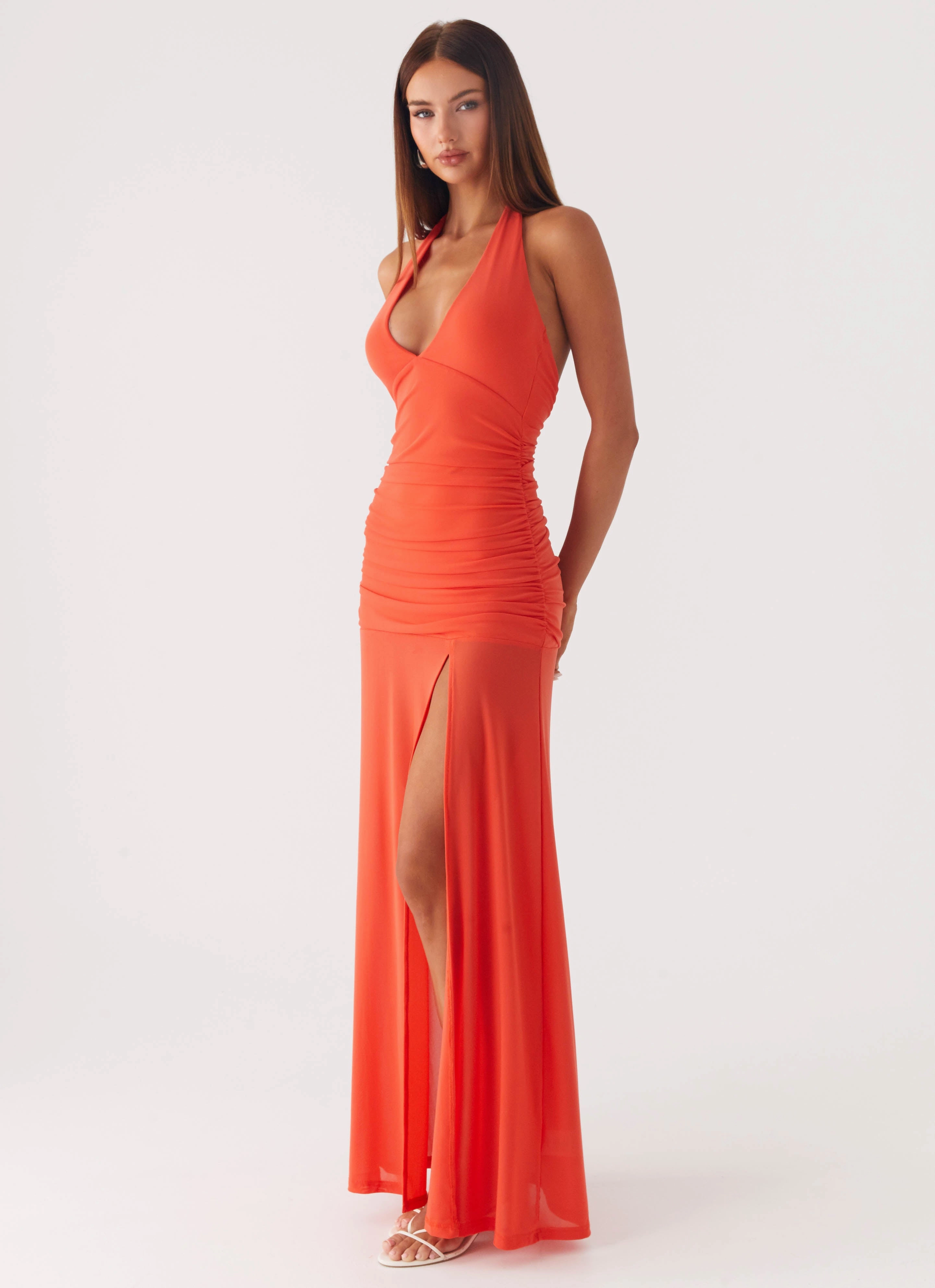 petite size Non-Iron Island Muse Dress - Coral