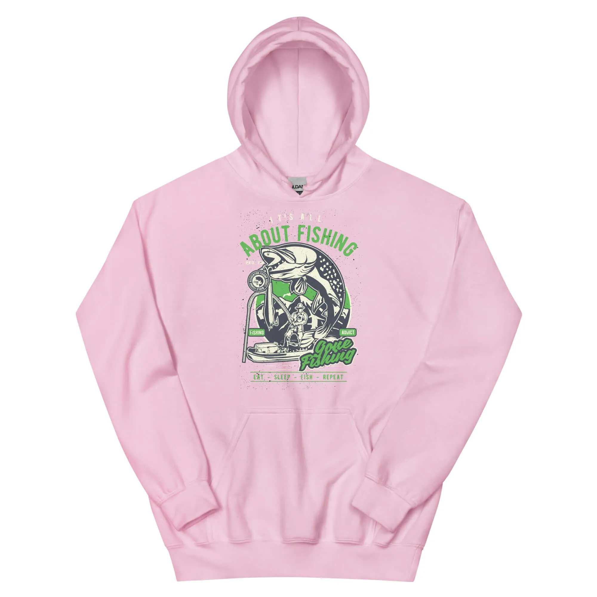 It's All About Fishing Unisex Graphic Hoodie