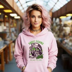 It's All About Fishing Unisex Graphic Hoodie