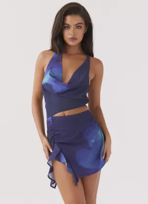 Its On Me Mini Dress - Cyber Rose Camouflage Print Rooftop Bar Its On Me Mini Dress - Cyber Rose