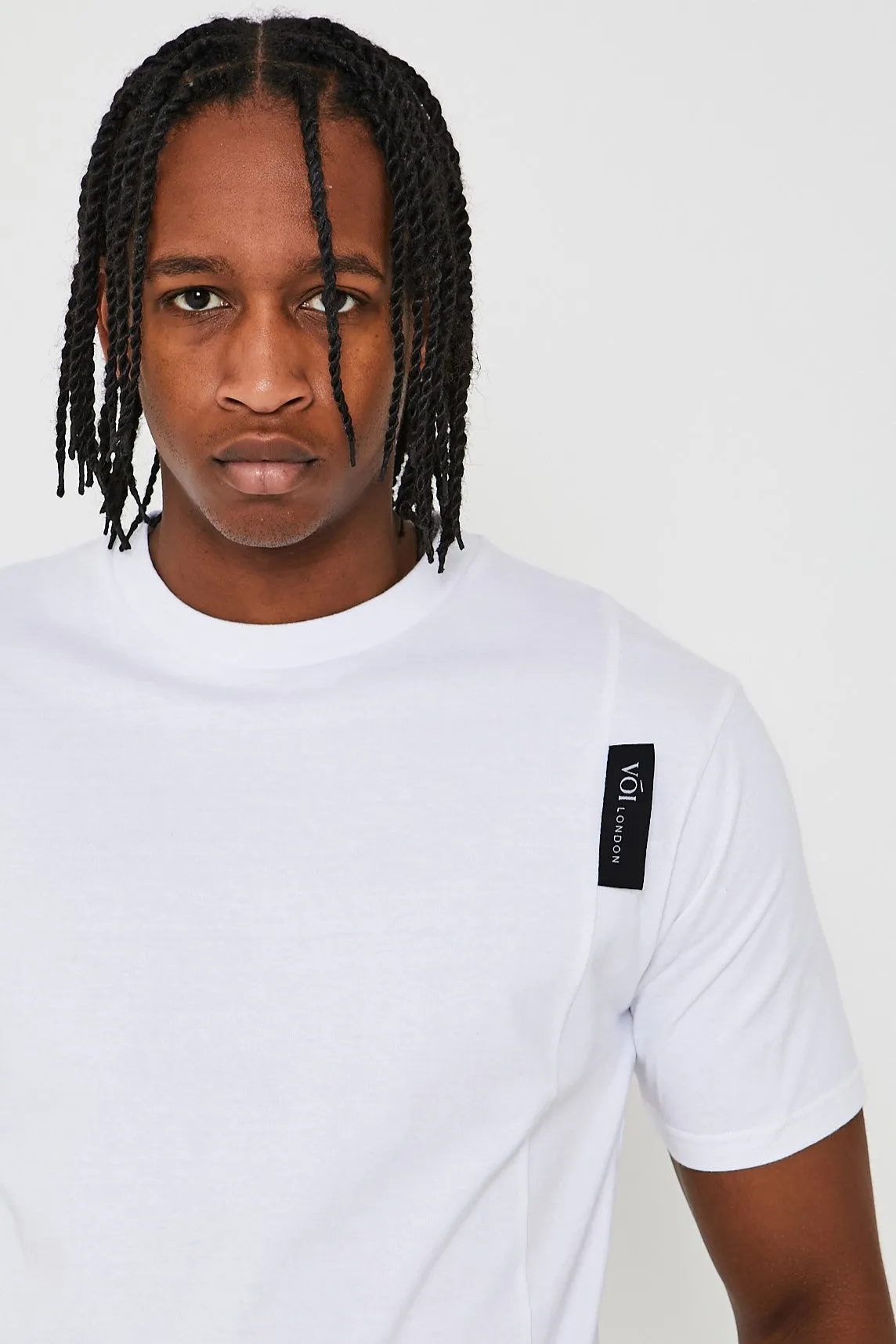 Ivy Road T-Shirt & Short Set - White / Navy