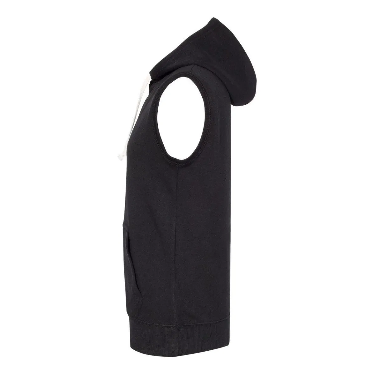 J. America Triblend Sleeveless Hooded Sweatshirt