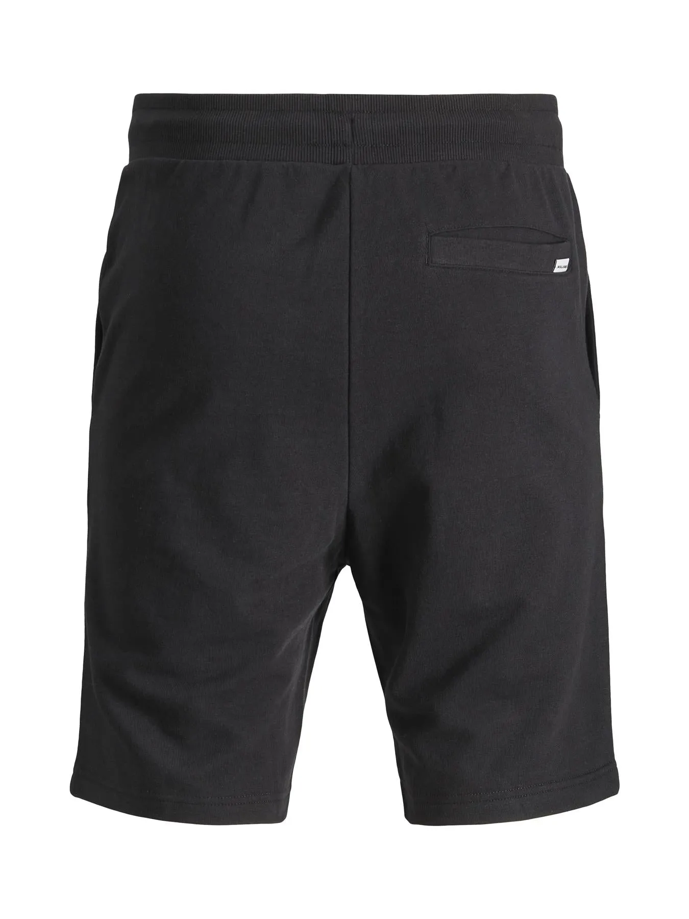Jack & Jones Plus Men's Cotton Sweat Short With Ribbed Waistband In Black Colour Size 42"  To  54"