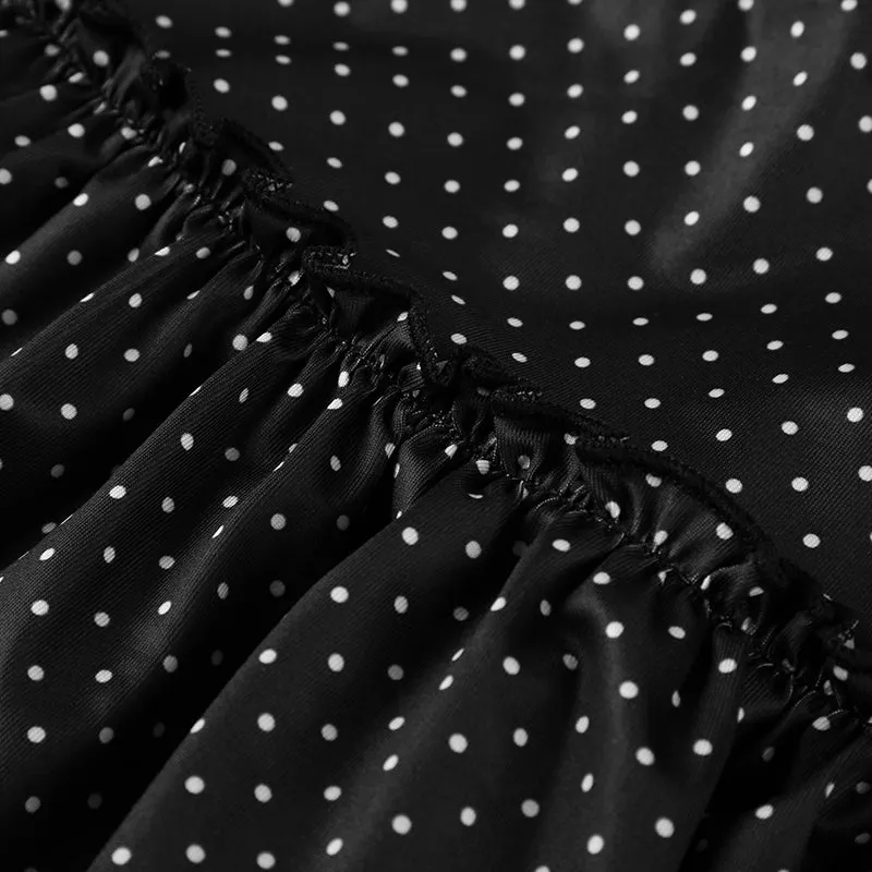 Jada Polka-Dot Top & Skirt Set