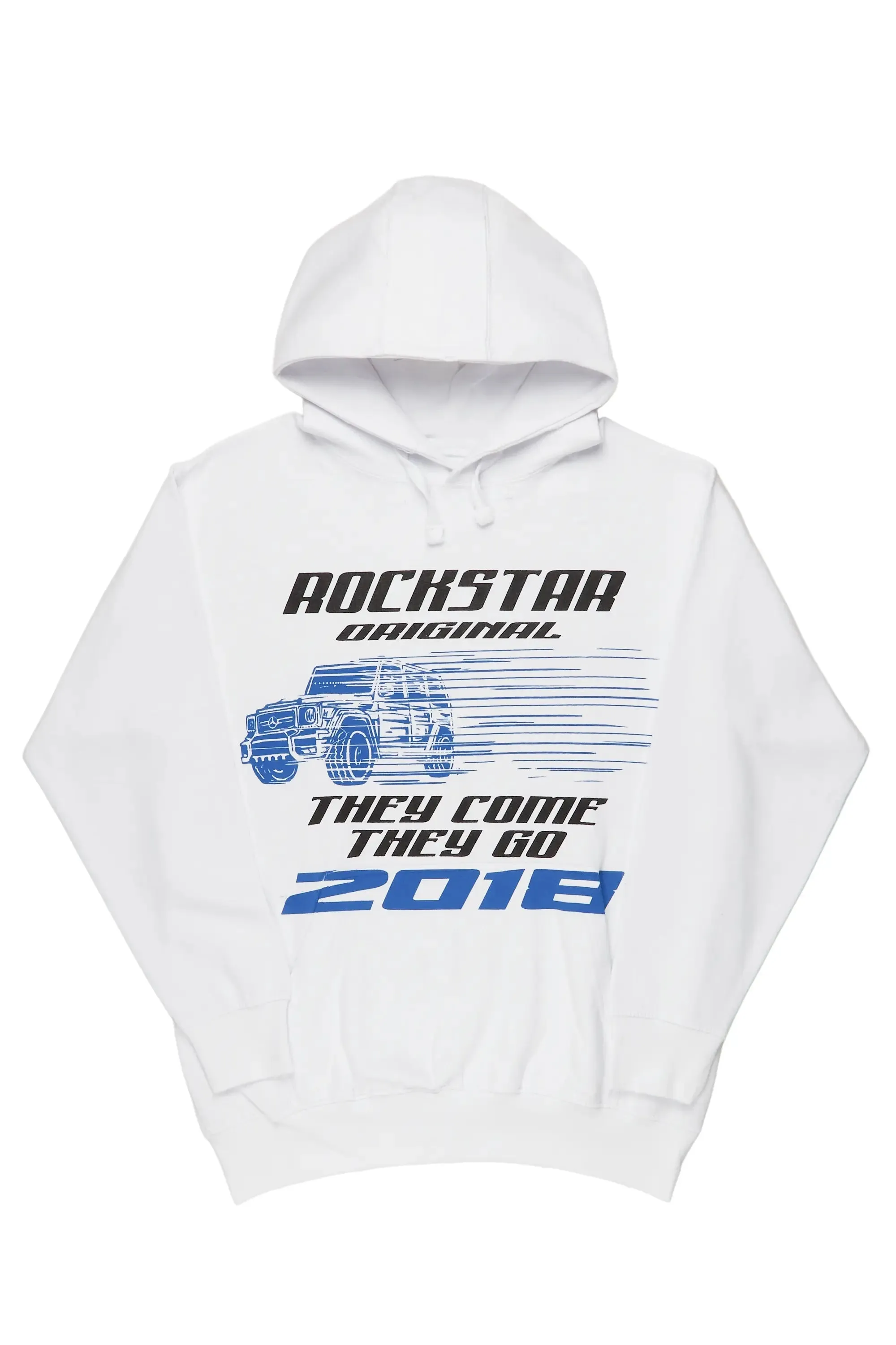 Jago White Graphic Hoodie