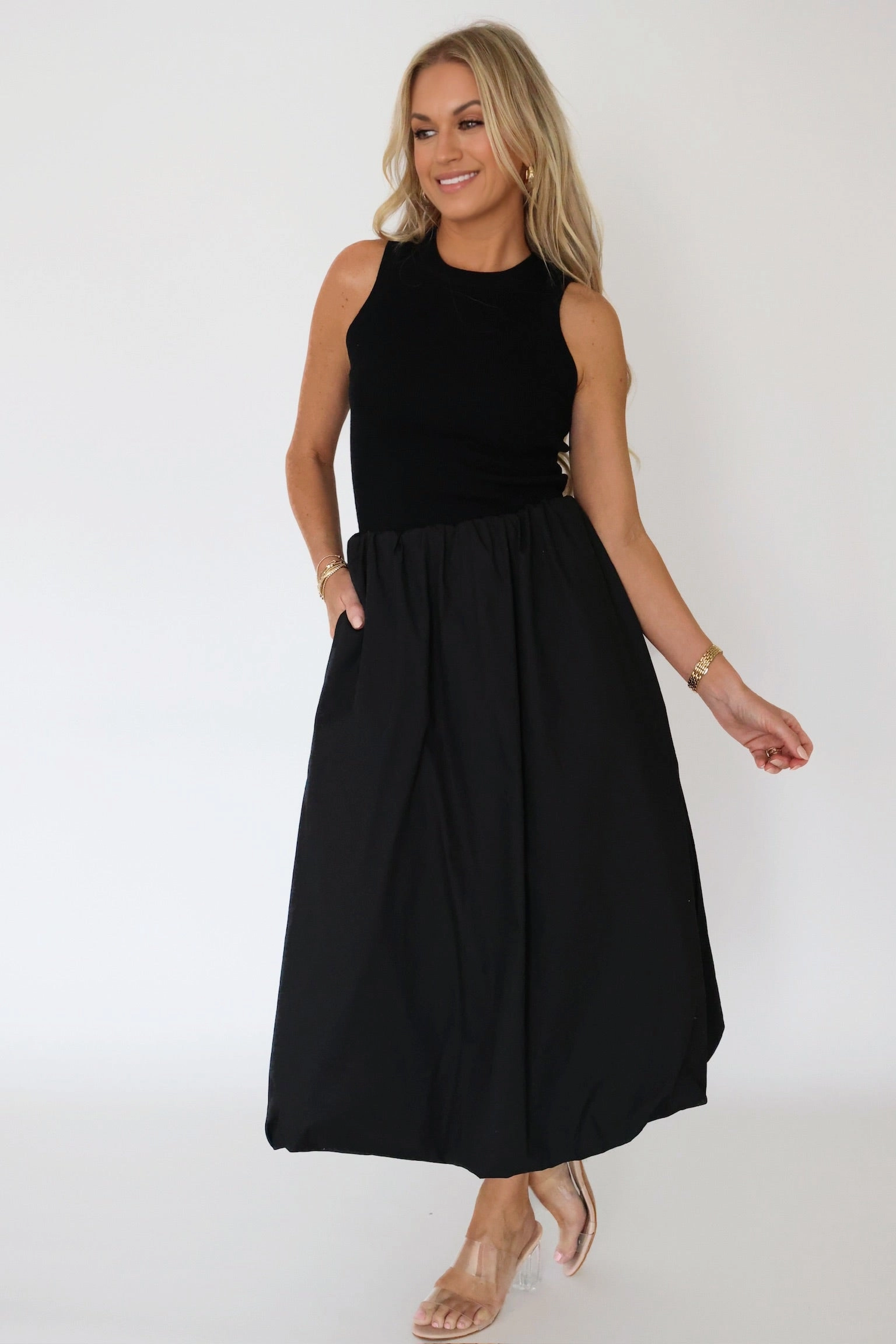 LayeredCollar RaglanSleeve Jasmyne Skirt