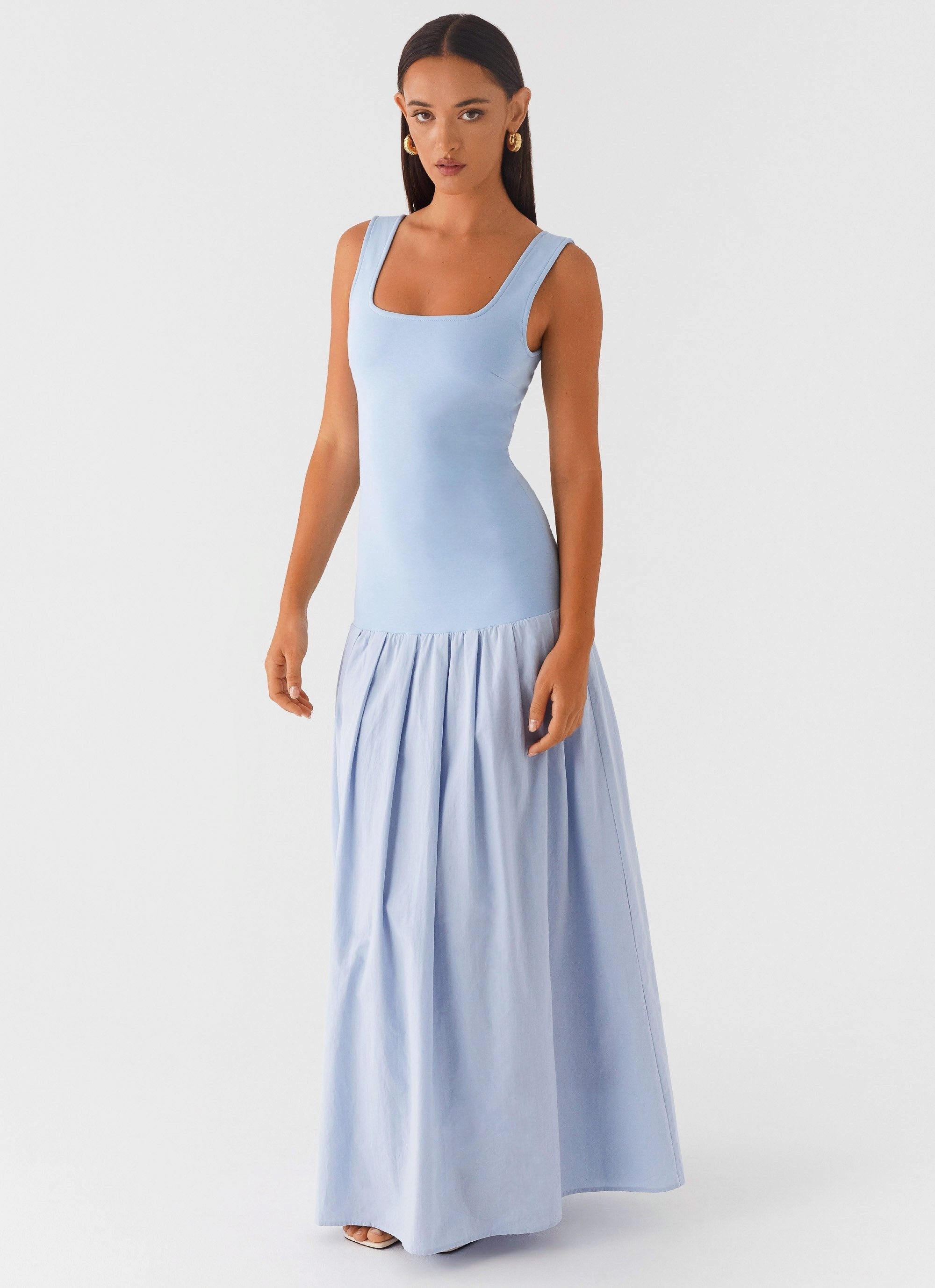 Lightweight Wear HypoallergenicFiber Jaxon Maxi Dress - Blue