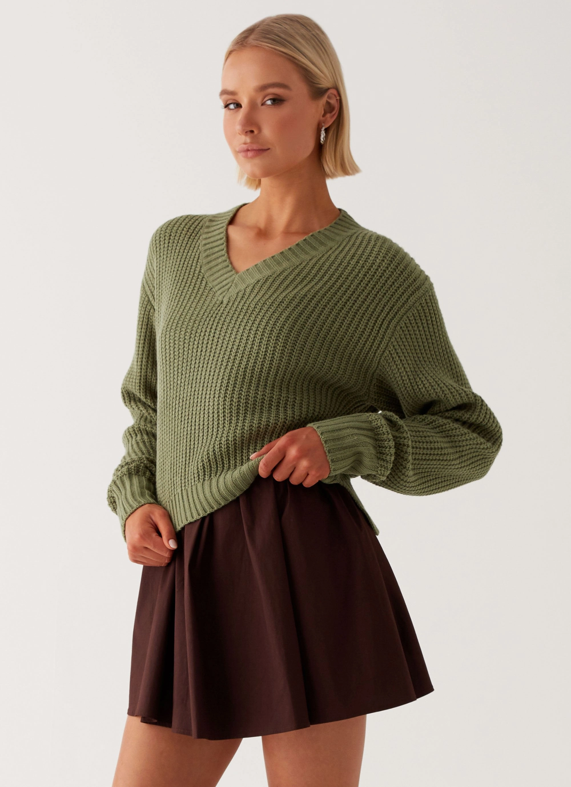 Jenson Sweater - Khaki FlexibleFit