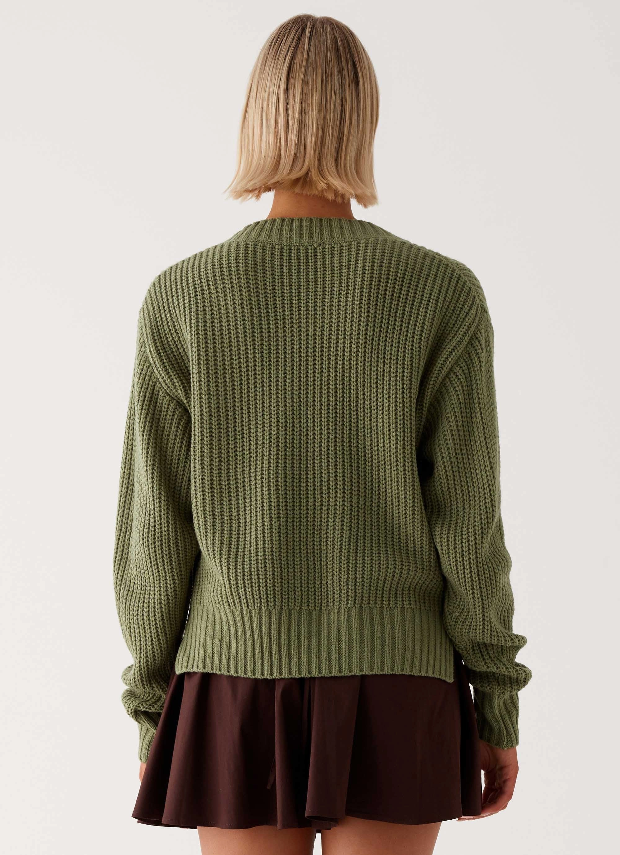 Reinforced Stress Points Wardrobe Essential Jenson Sweater - Khaki