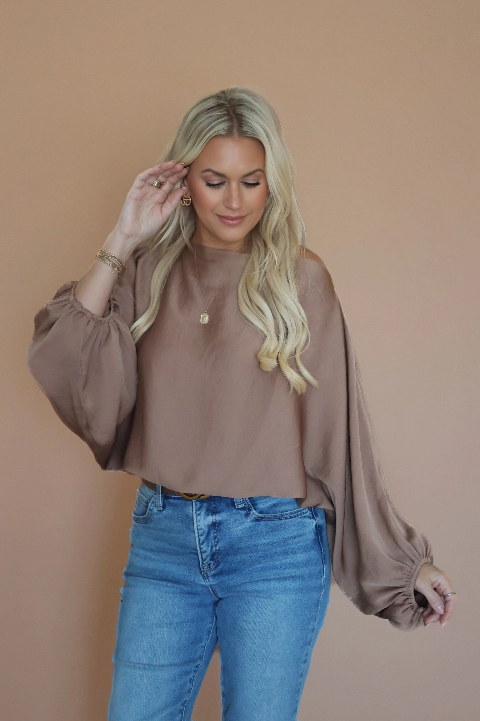 FourWayStretchFabric UPFProtection Jessica Satin Top