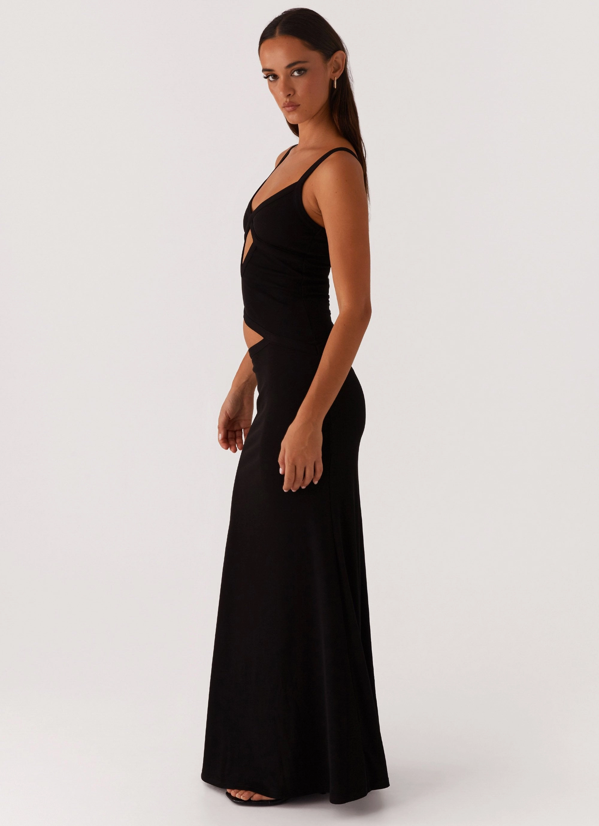 City Bright Smart Layer Jocelyn Maxi Dress - Black