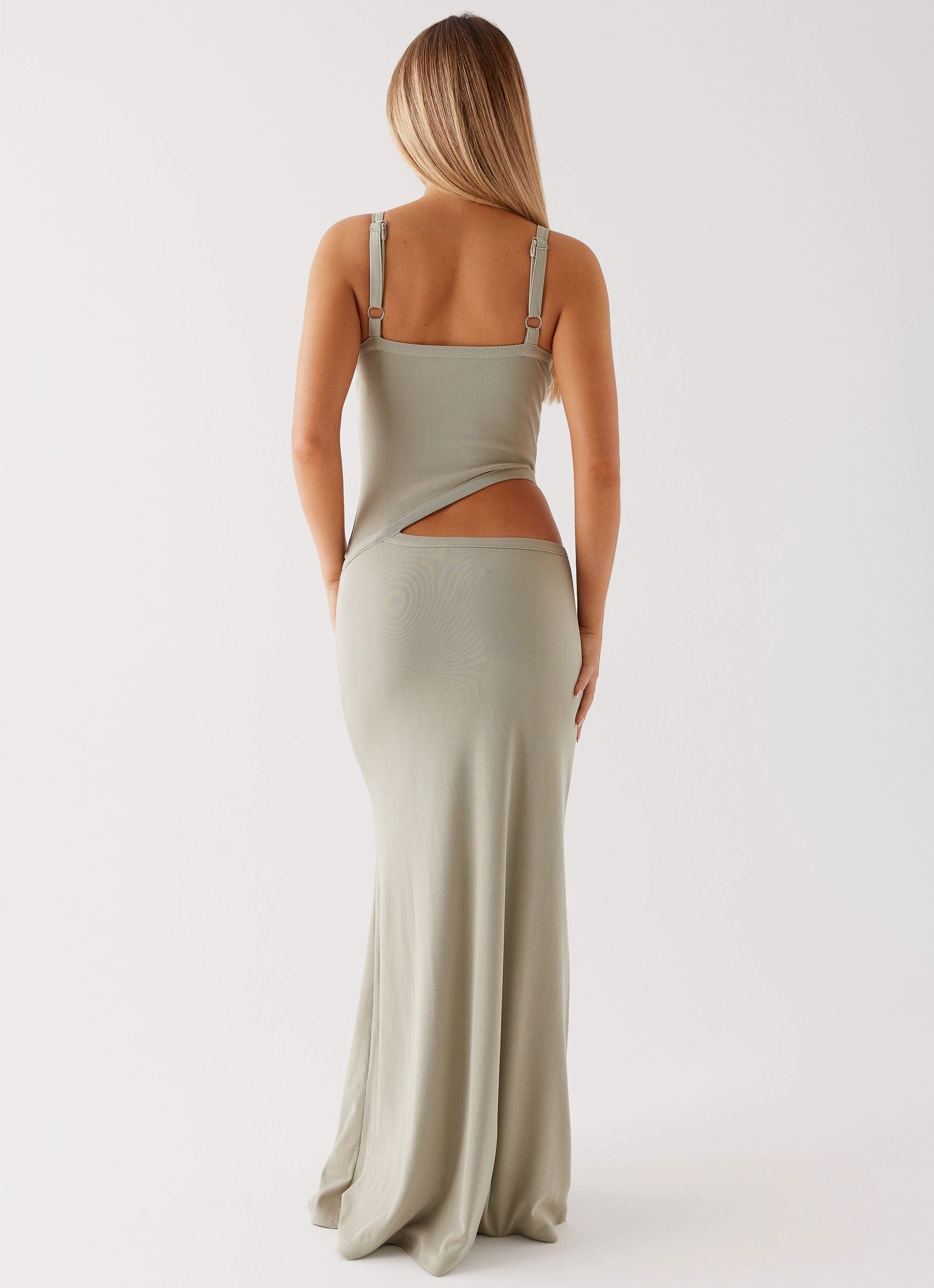 Drape Wave Jocelyn Maxi Dress - Sage