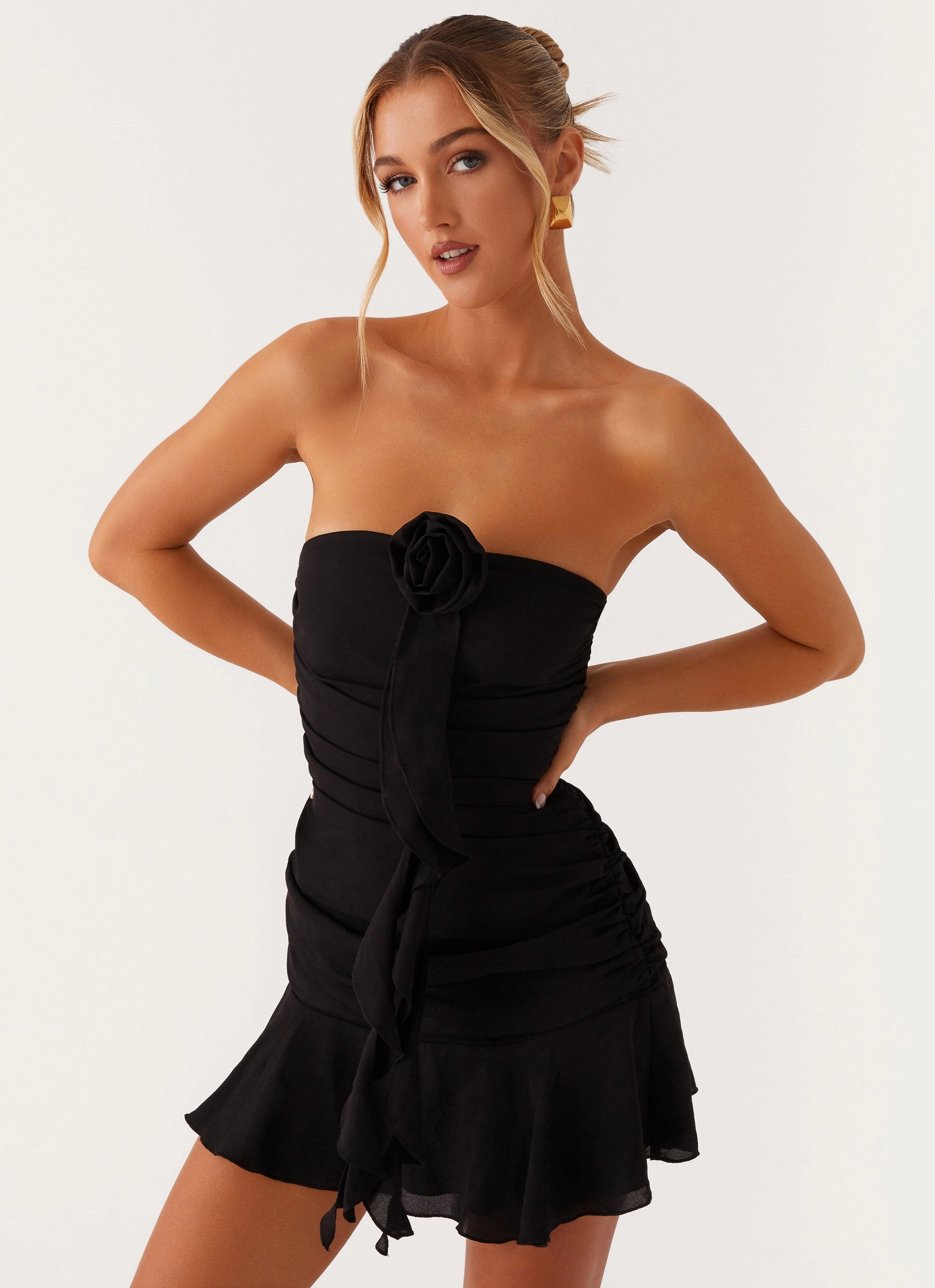 Jodie Mini Dress - Black Versatile Touch