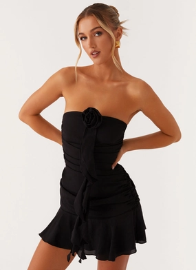 Jodie Mini Dress - Black Versatile Touch