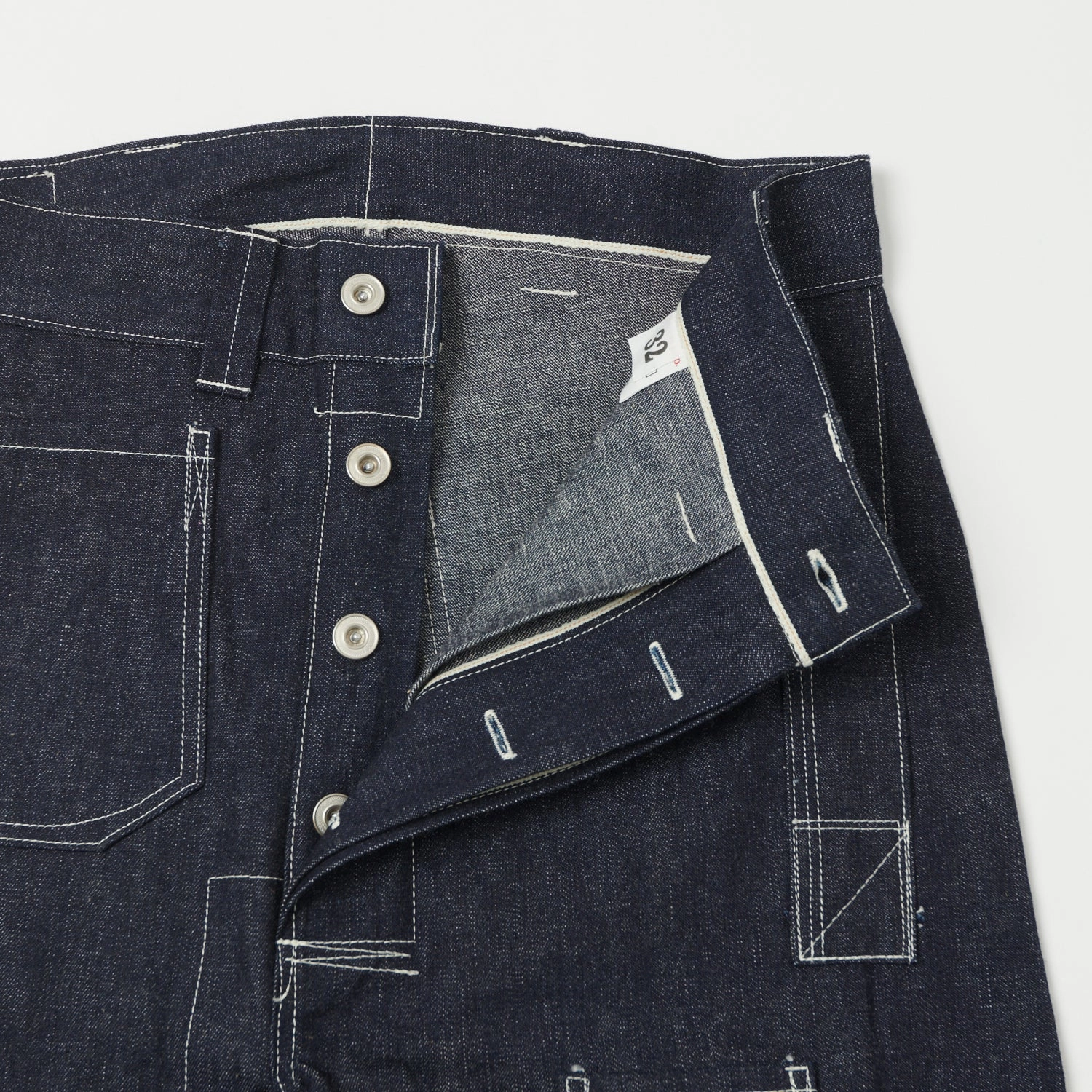 John Gluckow Lot. JG-01 Denim 'Netmakers' Trousers - Raw