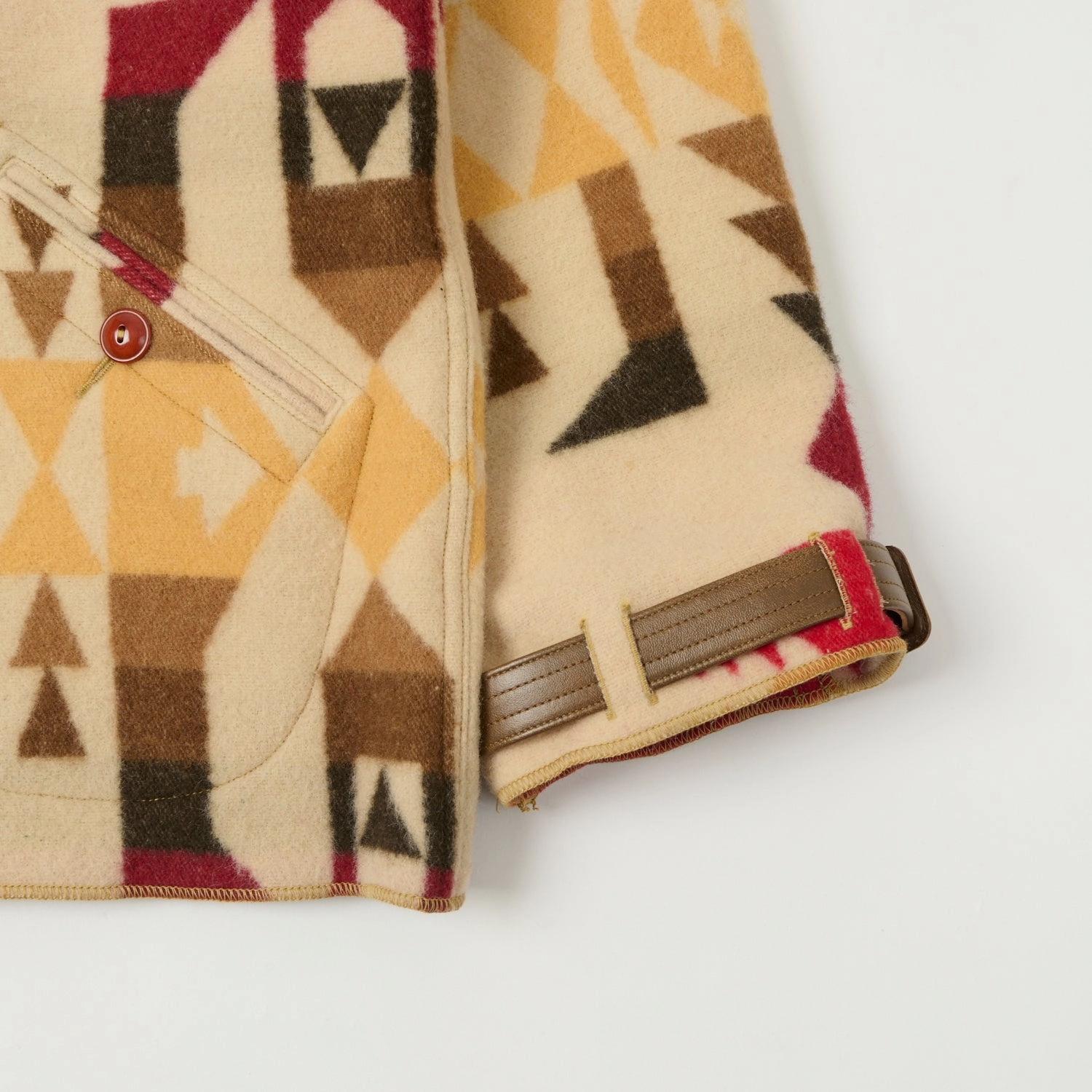 John Gluckow Lot. JG-32 'Stag' Wool Coat - Beige