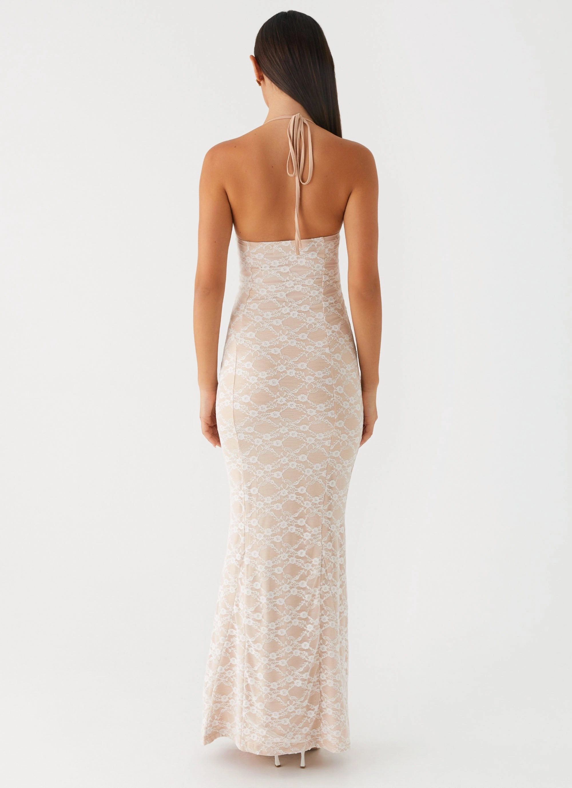Bold Elegance Everyday Layers Jolina Lace Maxi Dress - White