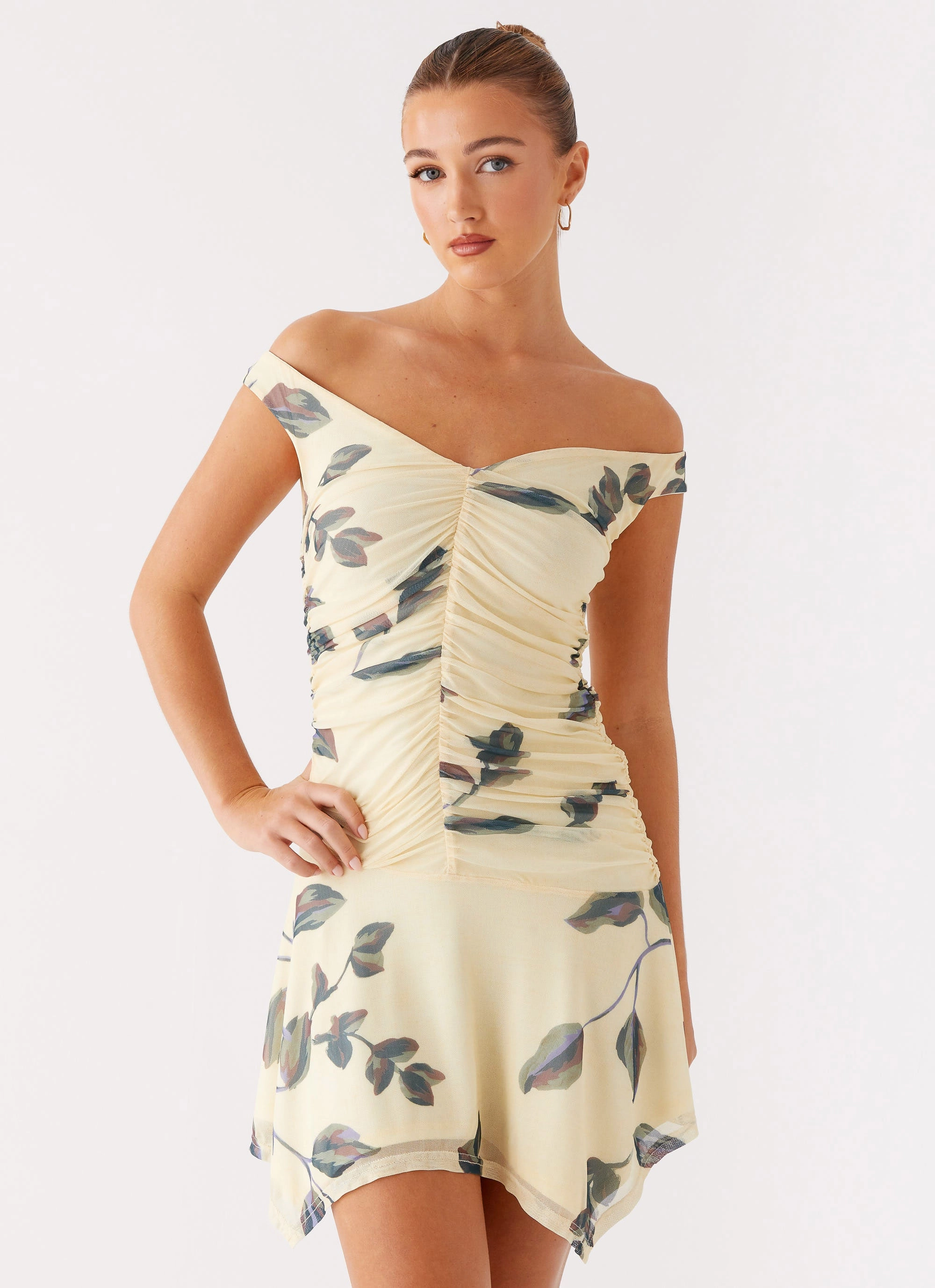 Birthday-Celebration Josette Mini Dress - Buttercream Bliss