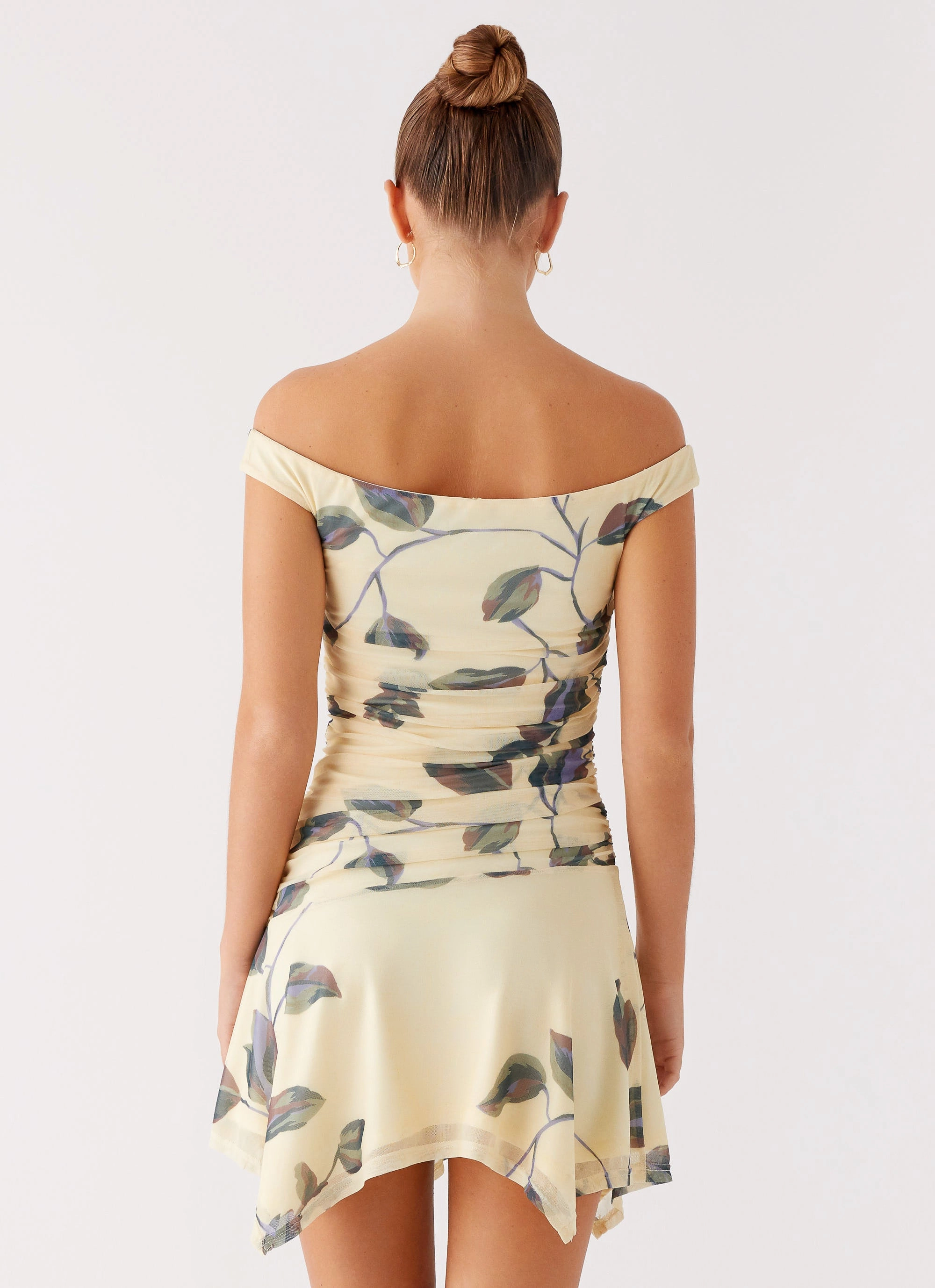 Empire Waist Josette Mini Dress - Buttercream Bliss