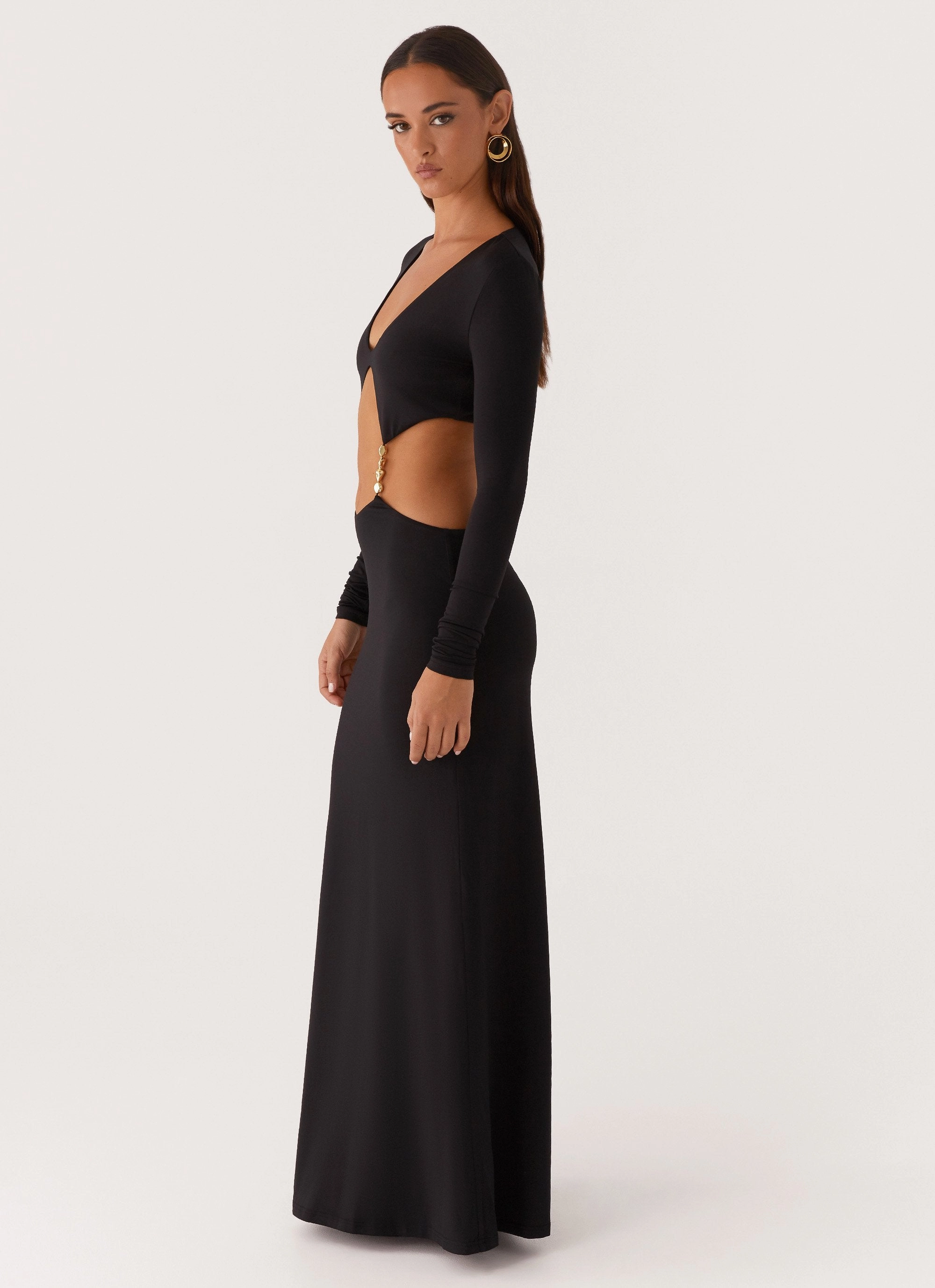 summer breeze Jourdan Maxi Dress - Black