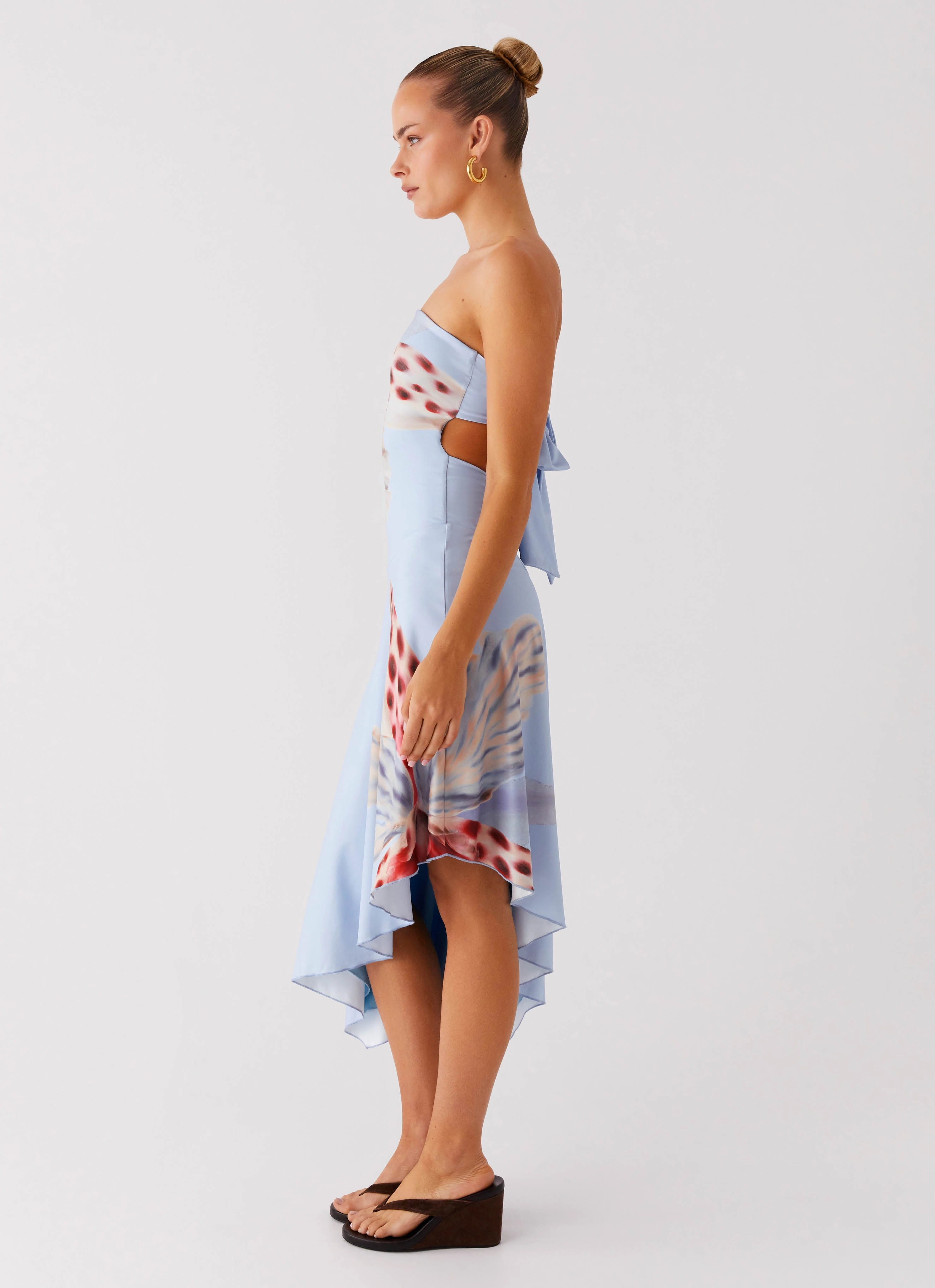 Juliana Midi Dress - Deep Sea Bloom Urban Light
