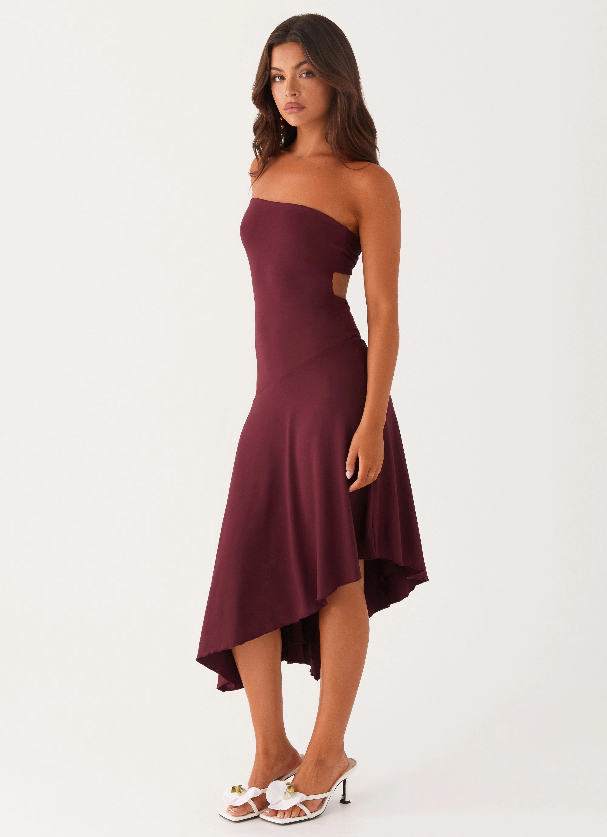 Urban Light Juliana Midi Dress - Mulberry