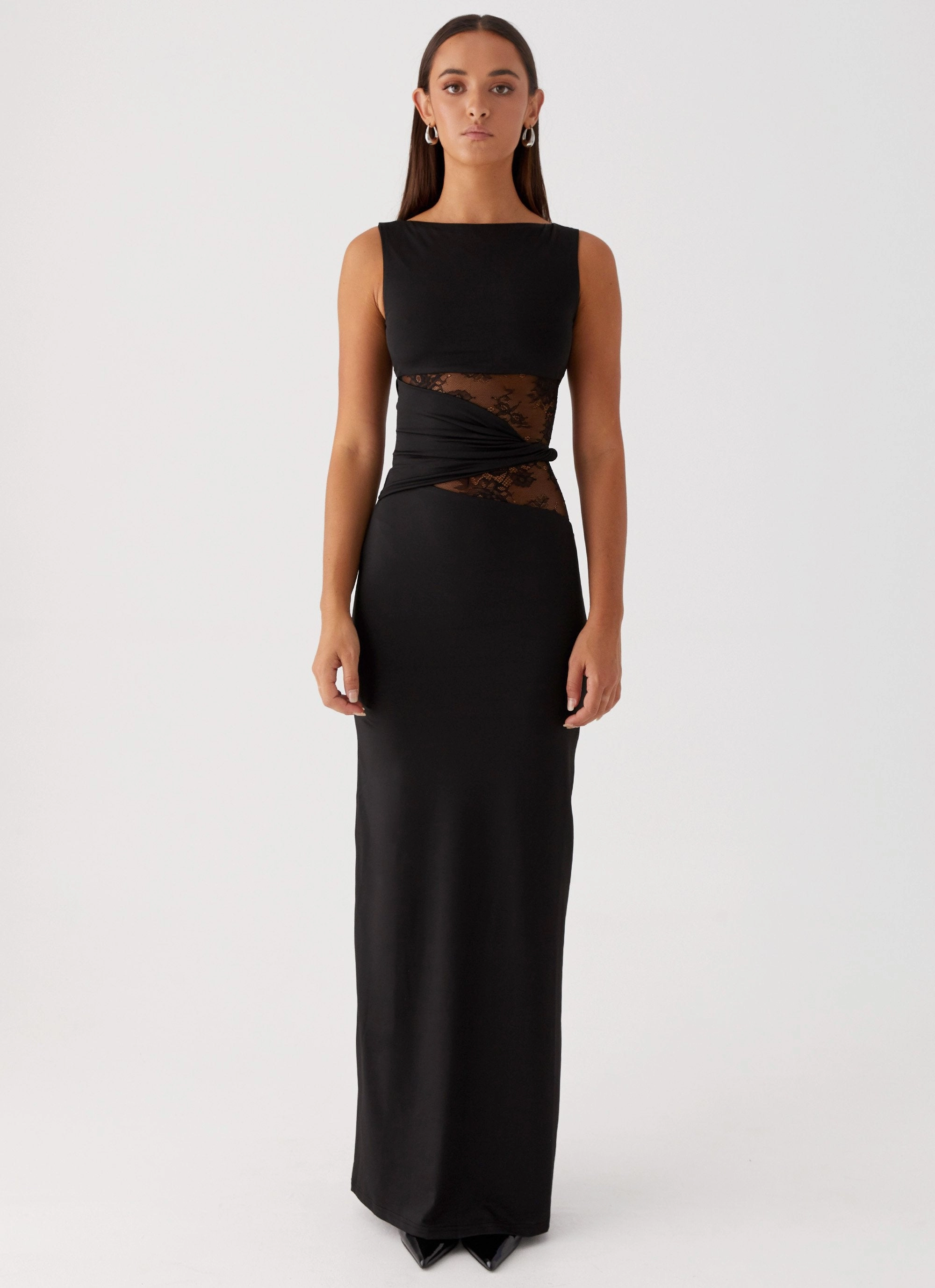 Easy-Storage Karma Maxi Dress - Black