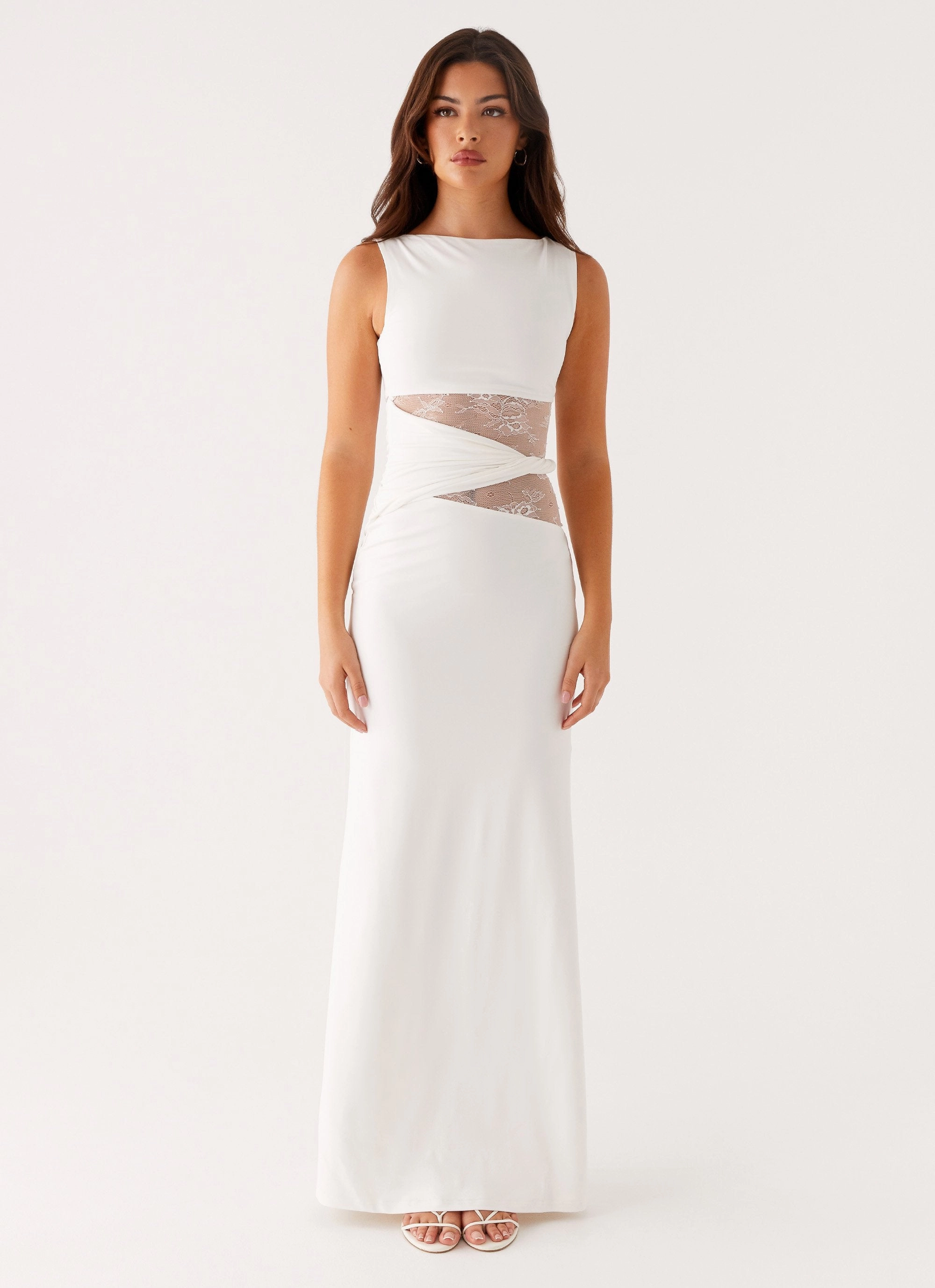 Karma Maxi Dress - White Cloud Light