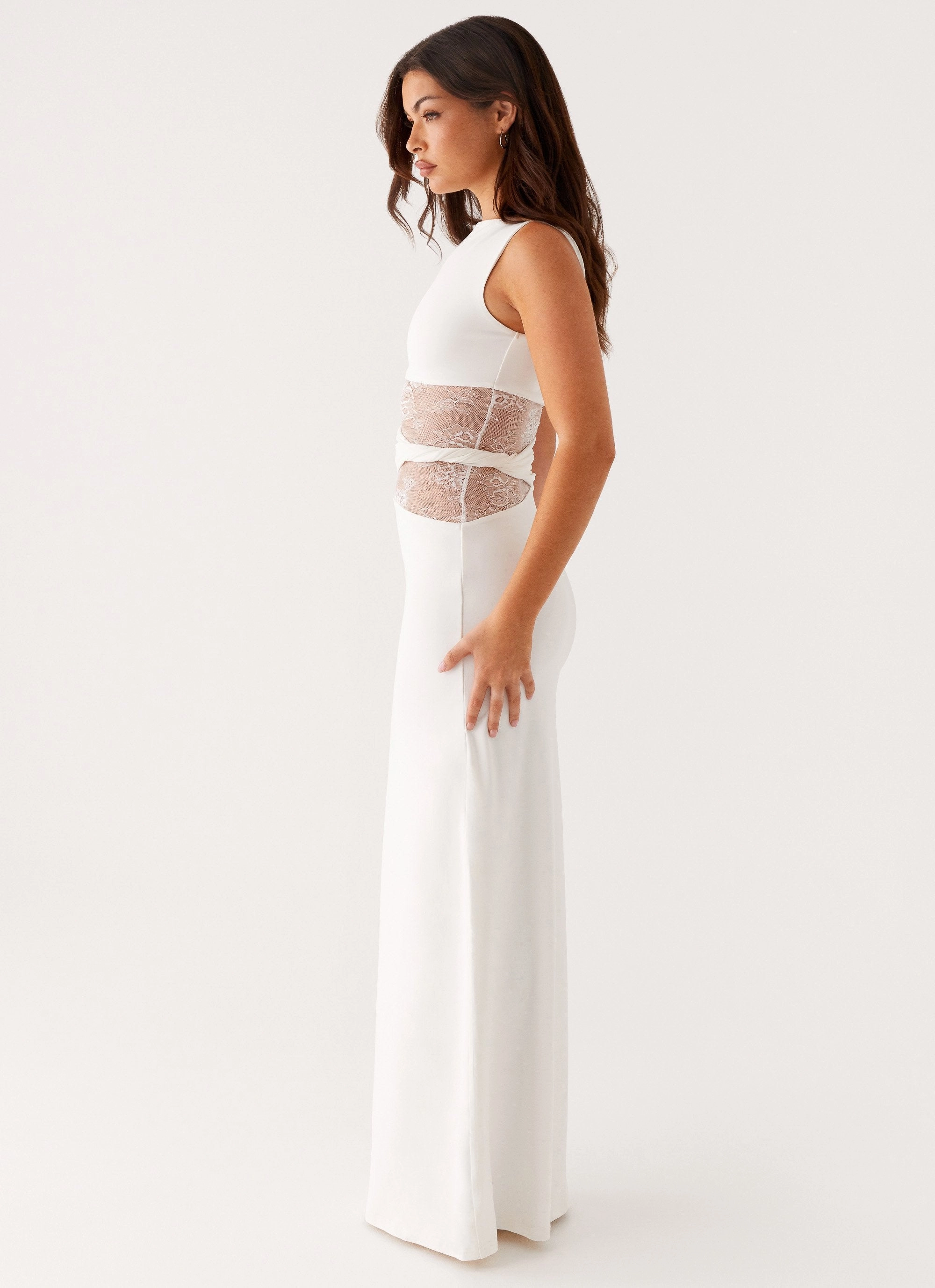 Karma Maxi Dress - White Dreamy Motion
