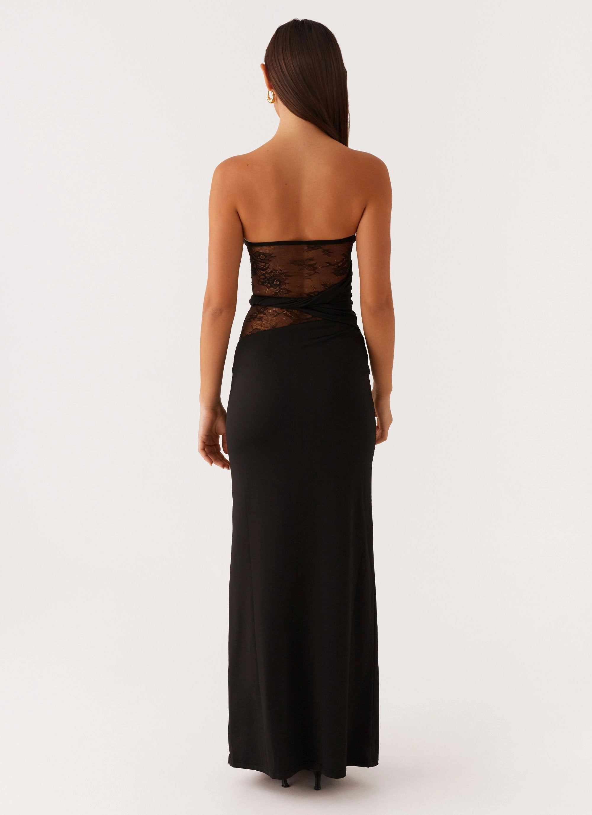 Karma Strapless Maxi Dress - Black Art Soul Lounge Comfort