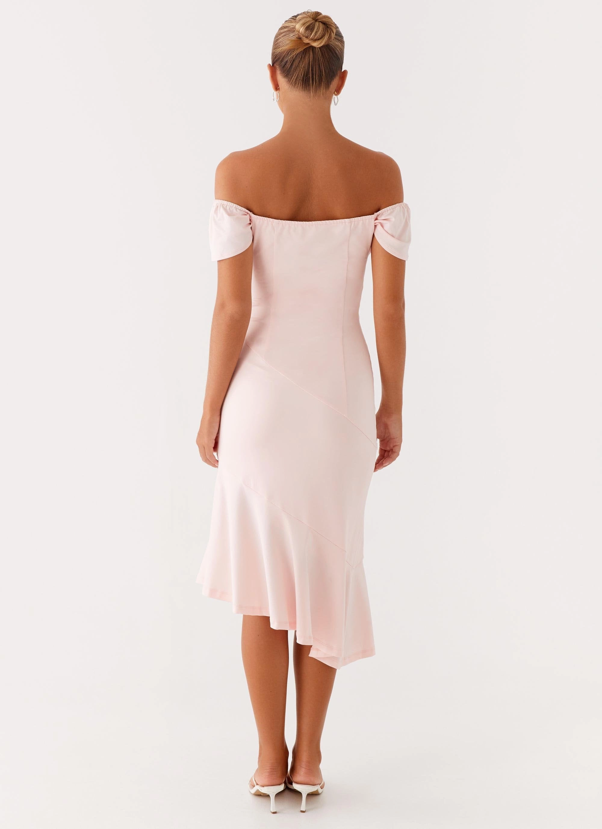 Fashionable outfit for outings Katherine Midi Dress - Pink