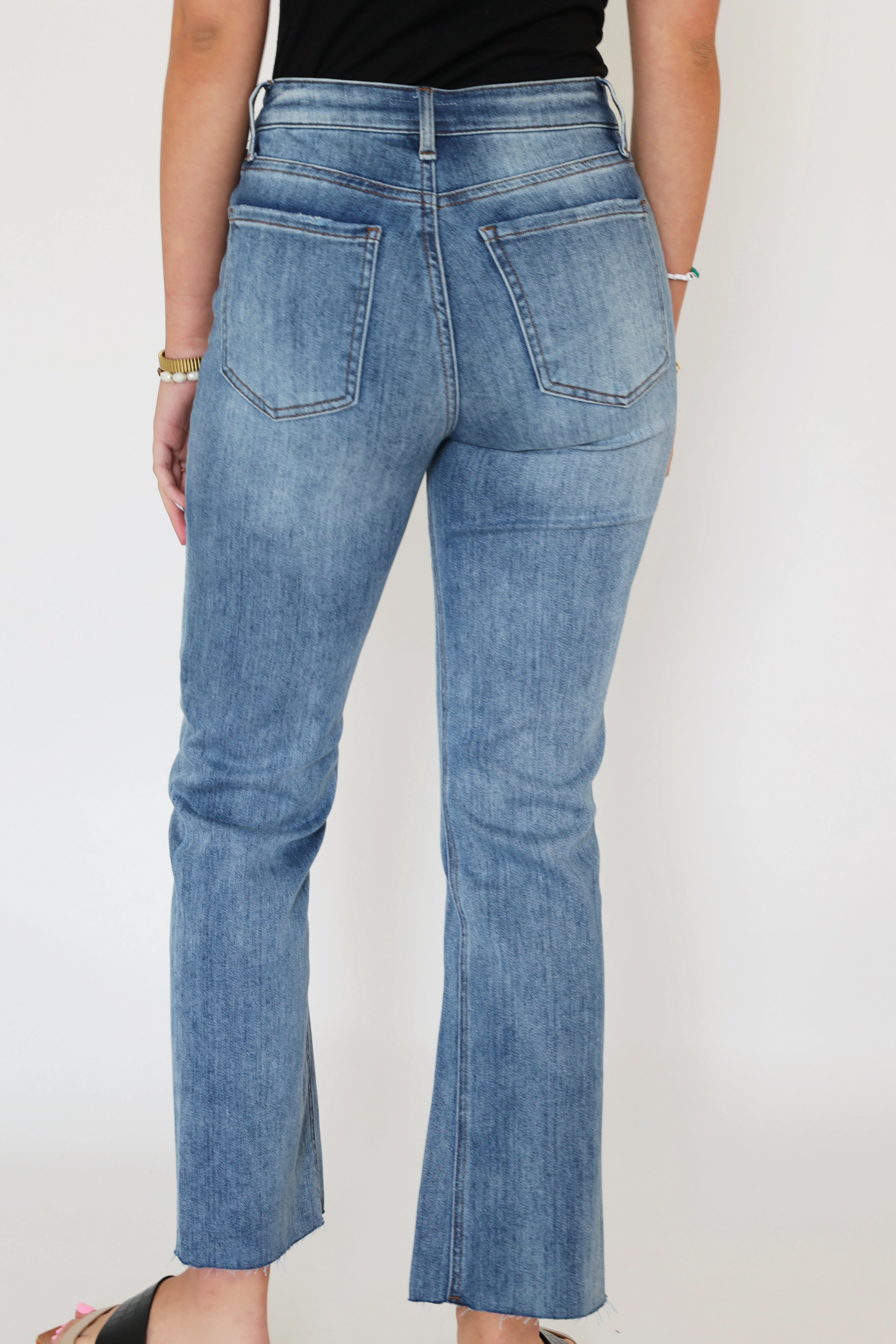 Garment Washed Softness Kelsey High Rise Fab Ab- Acceptance