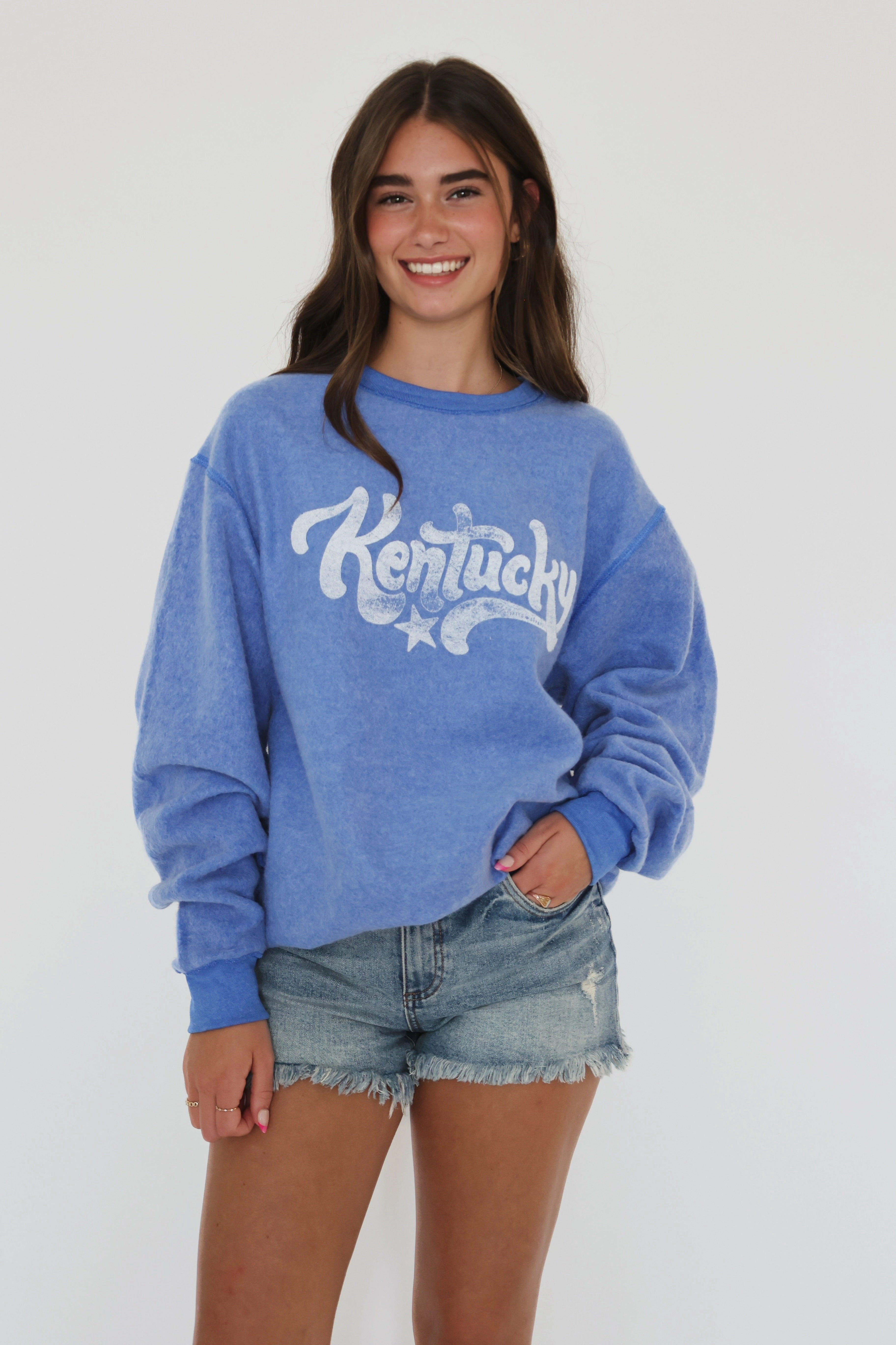 ZipperedPockets MeshPanel Kentucky 70's Sweatshirt